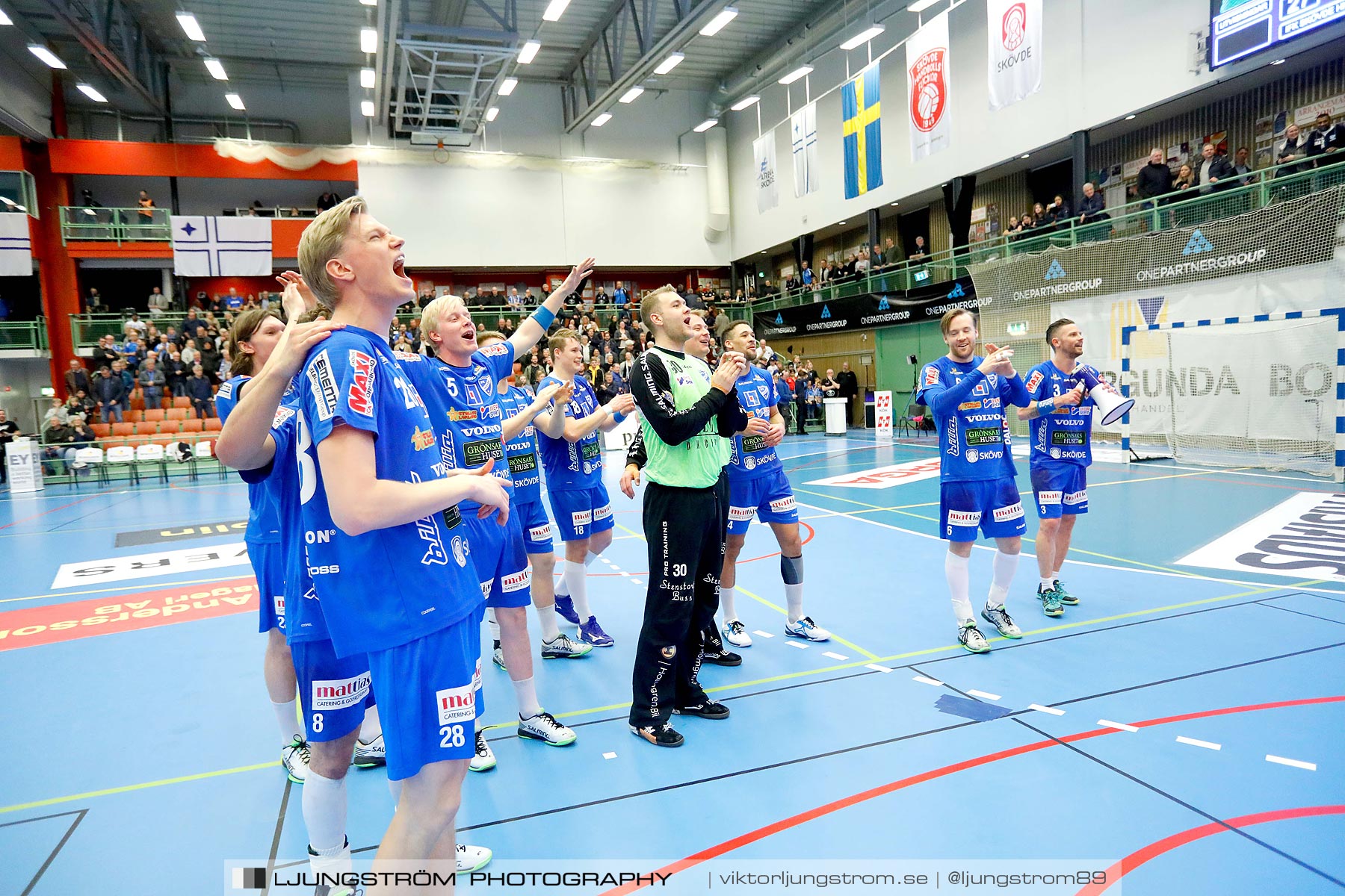 IFK Skövde HK-Lugi HF 1/4-final 1 27-26,herr,Arena Skövde,Skövde,Sverige,Handboll,,2019,216966