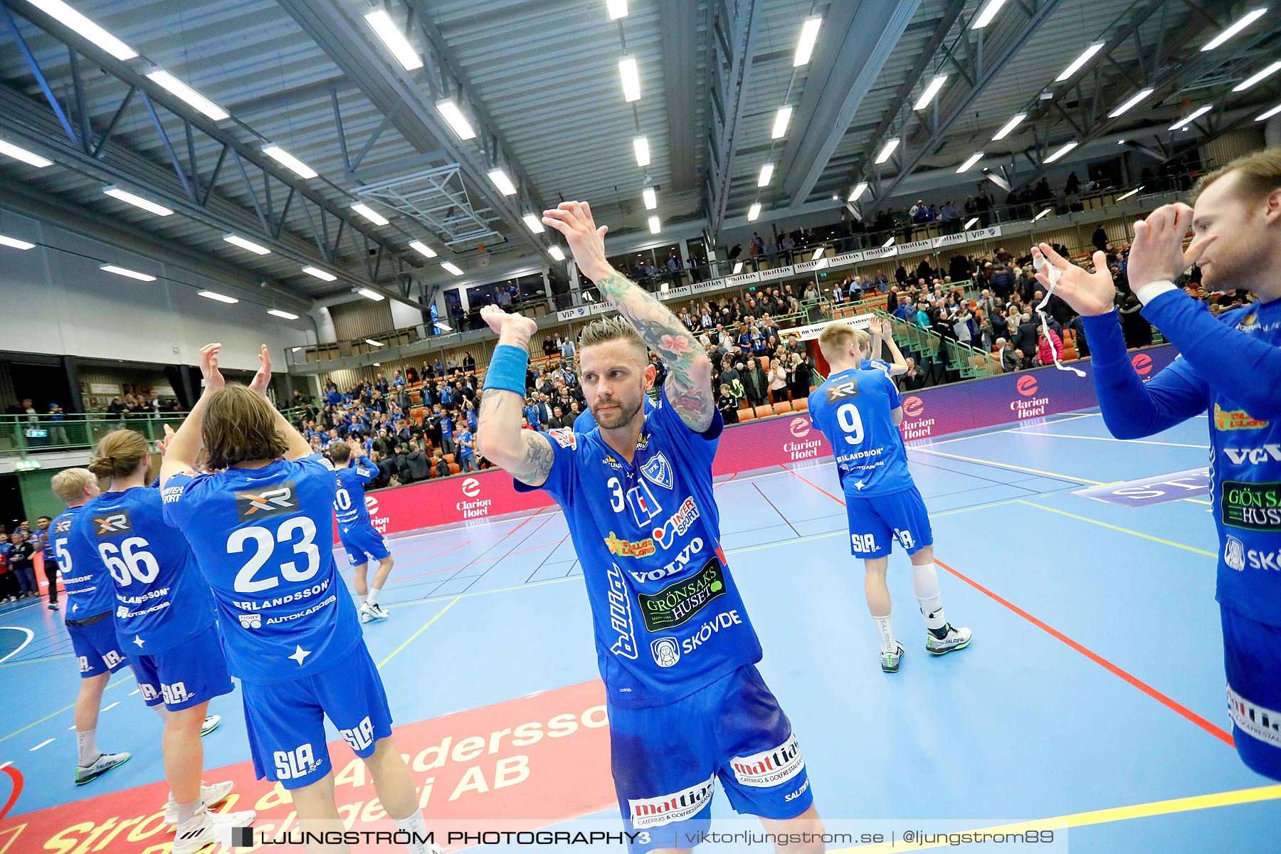 IFK Skövde HK-Lugi HF 1/4-final 1 27-26,herr,Arena Skövde,Skövde,Sverige,Handboll,,2019,216974