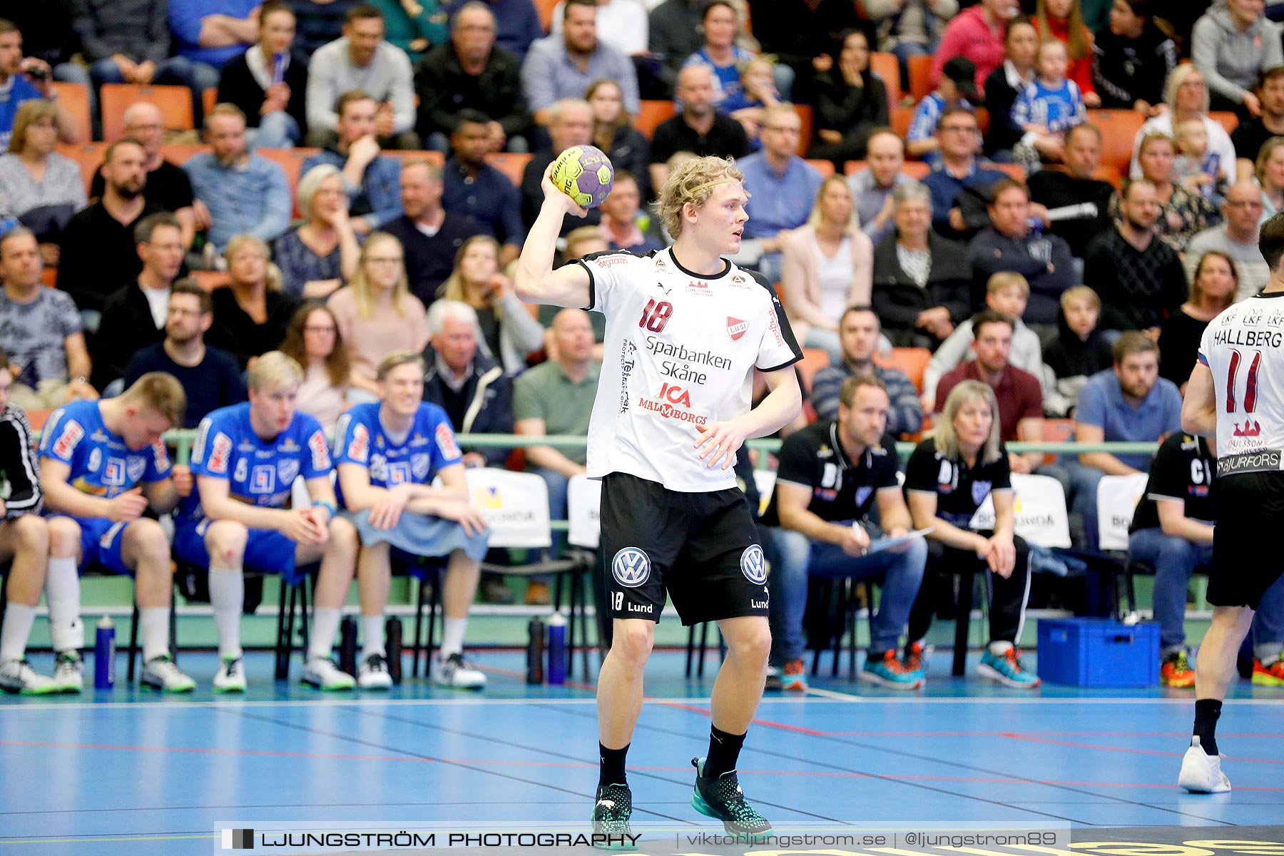 IFK Skövde HK-Lugi HF 1/4-final 1 27-26,herr,Arena Skövde,Skövde,Sverige,Handboll,,2019,217019