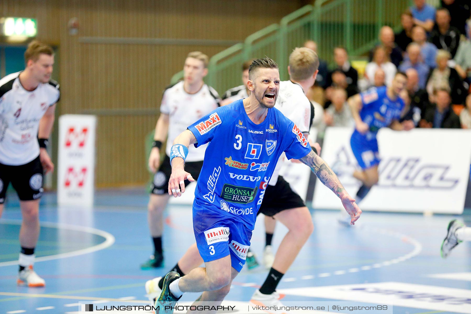 IFK Skövde HK-Lugi HF 1/4-final 1 27-26,herr,Arena Skövde,Skövde,Sverige,Handboll,,2019,217036