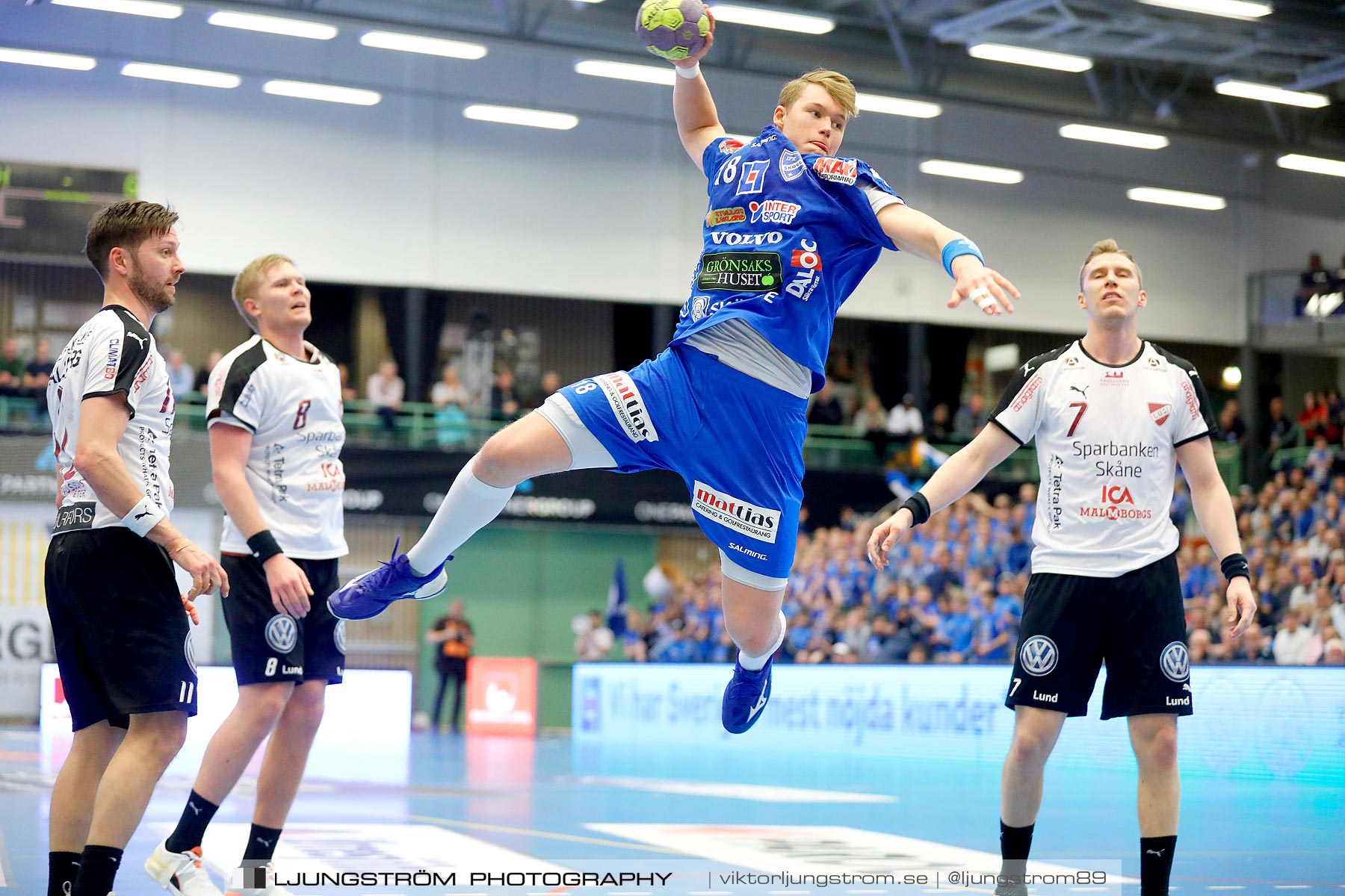 IFK Skövde HK-Lugi HF 1/4-final 1 27-26,herr,Arena Skövde,Skövde,Sverige,Handboll,,2019,217063