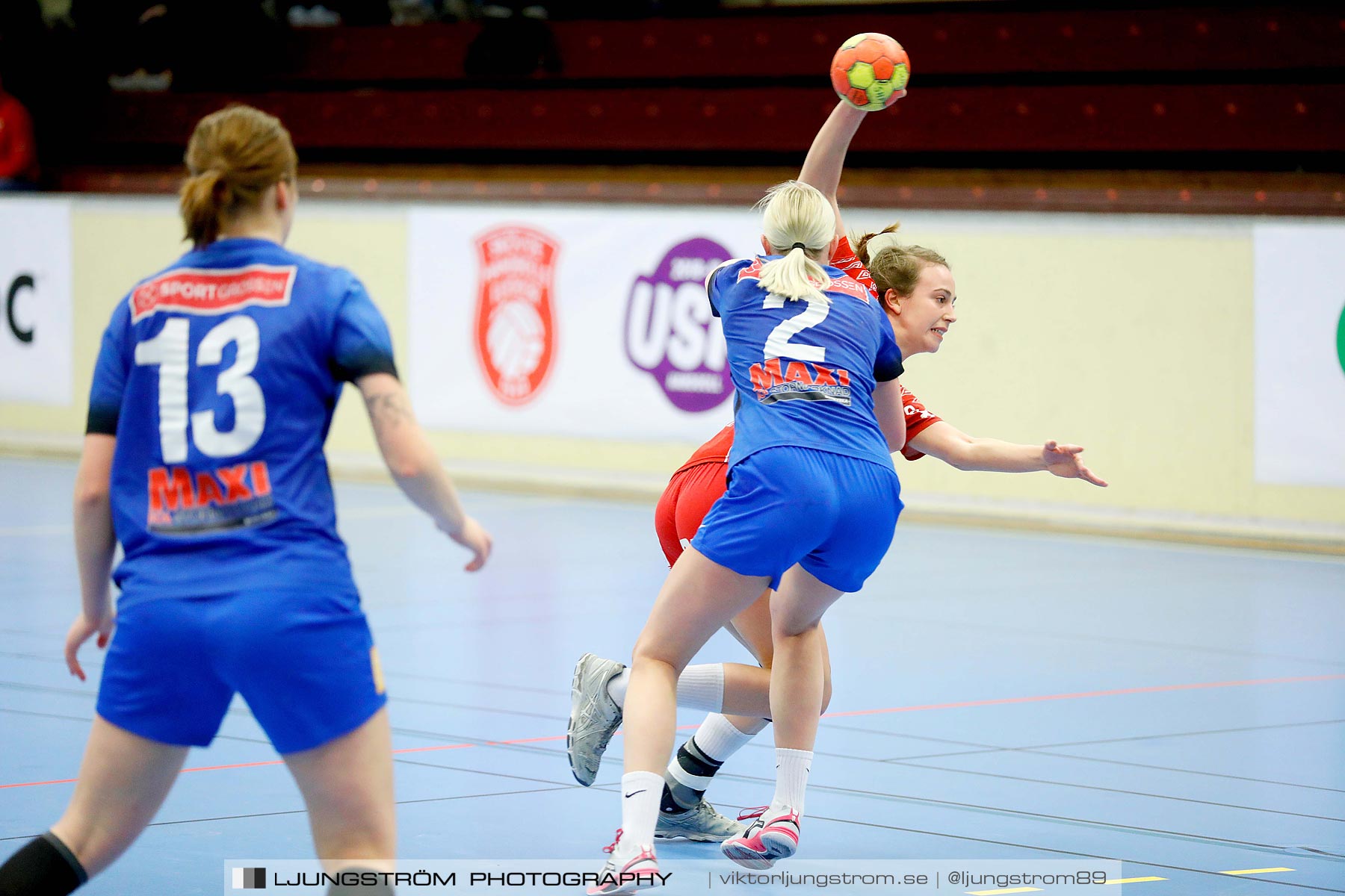 USM F18 Steg 4 Skövde HF-IFK Tumba HK 30-13,dam,Skövde Idrottshall,Skövde,Sverige,Ungdoms-SM,Handboll,2019,217099