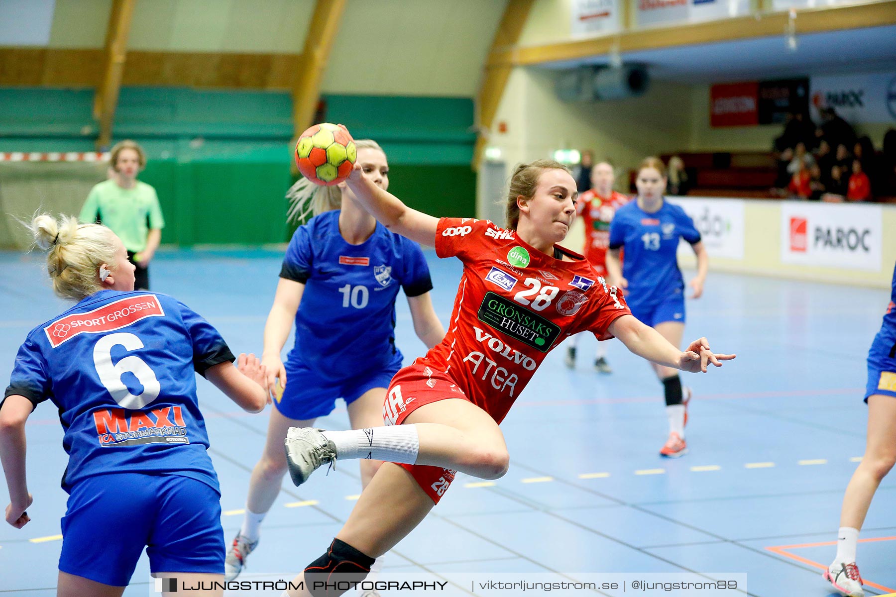 USM F18 Steg 4 Skövde HF-IFK Tumba HK 30-13,dam,Skövde Idrottshall,Skövde,Sverige,Ungdoms-SM,Handboll,2019,217100