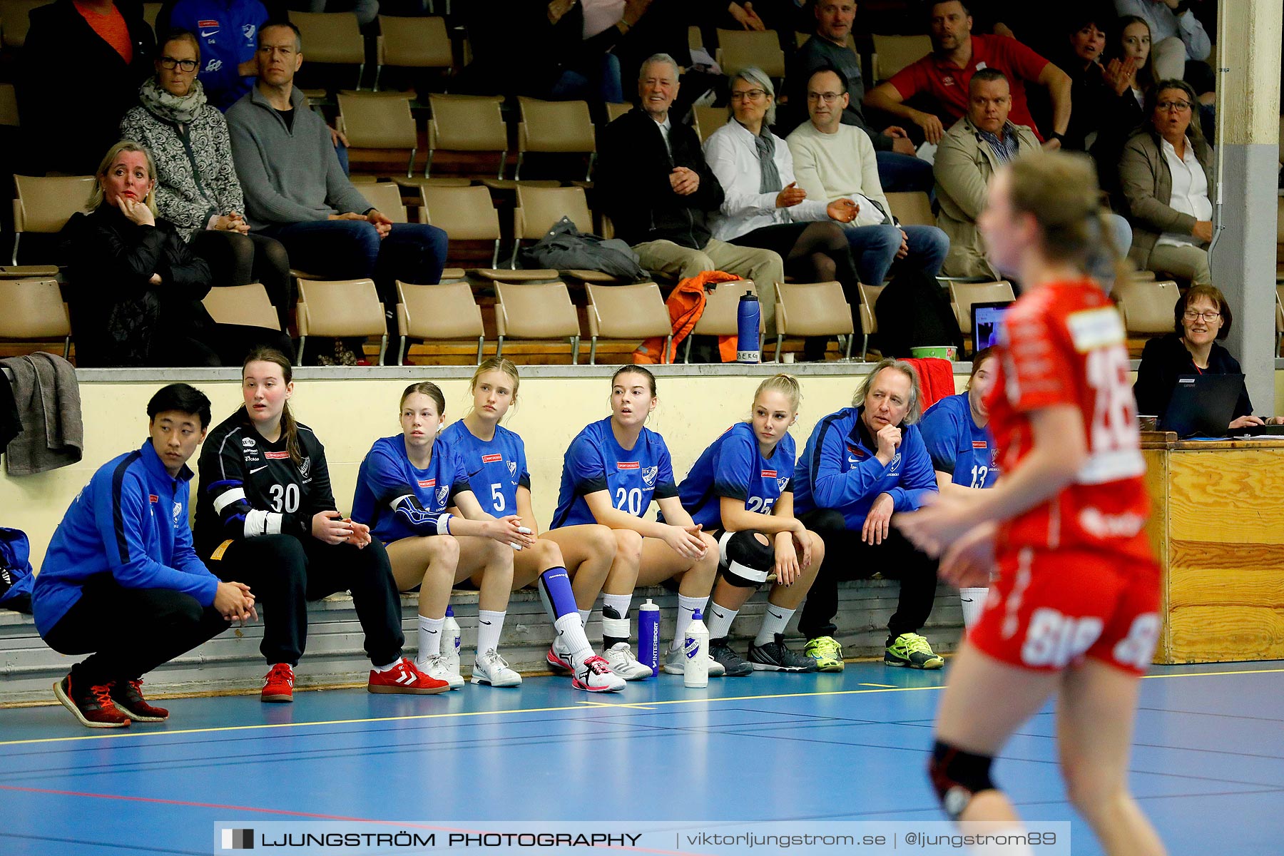 USM F18 Steg 4 Skövde HF-IFK Tumba HK 30-13,dam,Skövde Idrottshall,Skövde,Sverige,Ungdoms-SM,Handboll,2019,217116