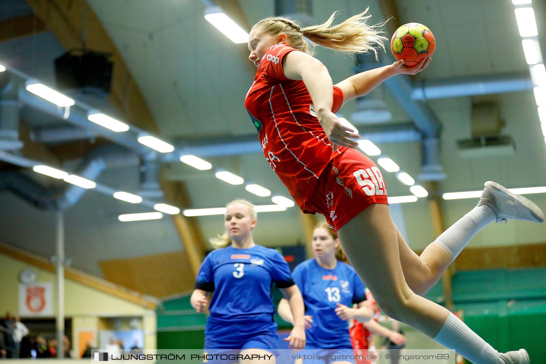 USM F18 Steg 4 Skövde HF-IFK Tumba HK 30-13,dam,Skövde Idrottshall,Skövde,Sverige,Ungdoms-SM,Handboll,2019,217127