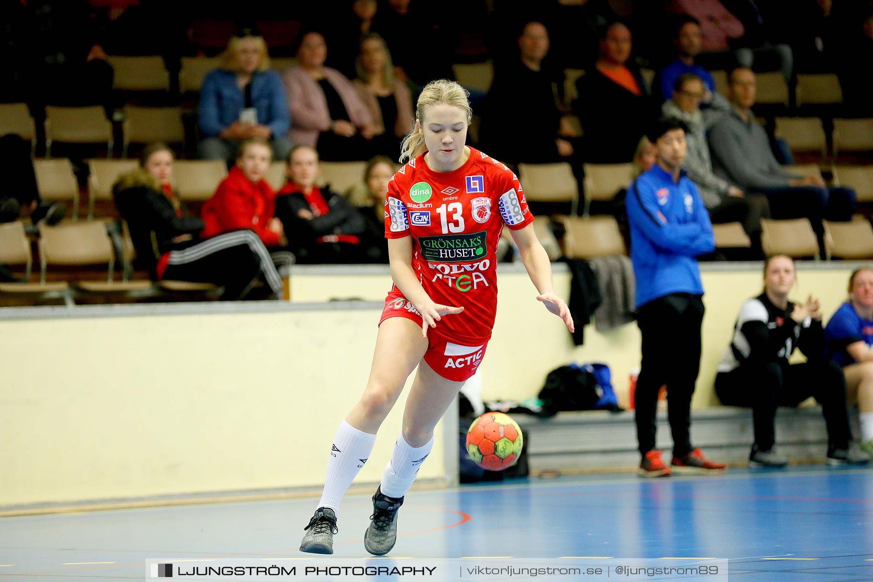 USM F18 Steg 4 Skövde HF-IFK Tumba HK 30-13,dam,Skövde Idrottshall,Skövde,Sverige,Ungdoms-SM,Handboll,2019,217134