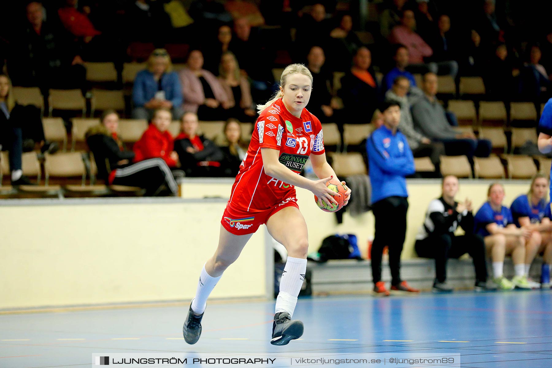 USM F18 Steg 4 Skövde HF-IFK Tumba HK 30-13,dam,Skövde Idrottshall,Skövde,Sverige,Ungdoms-SM,Handboll,2019,217135