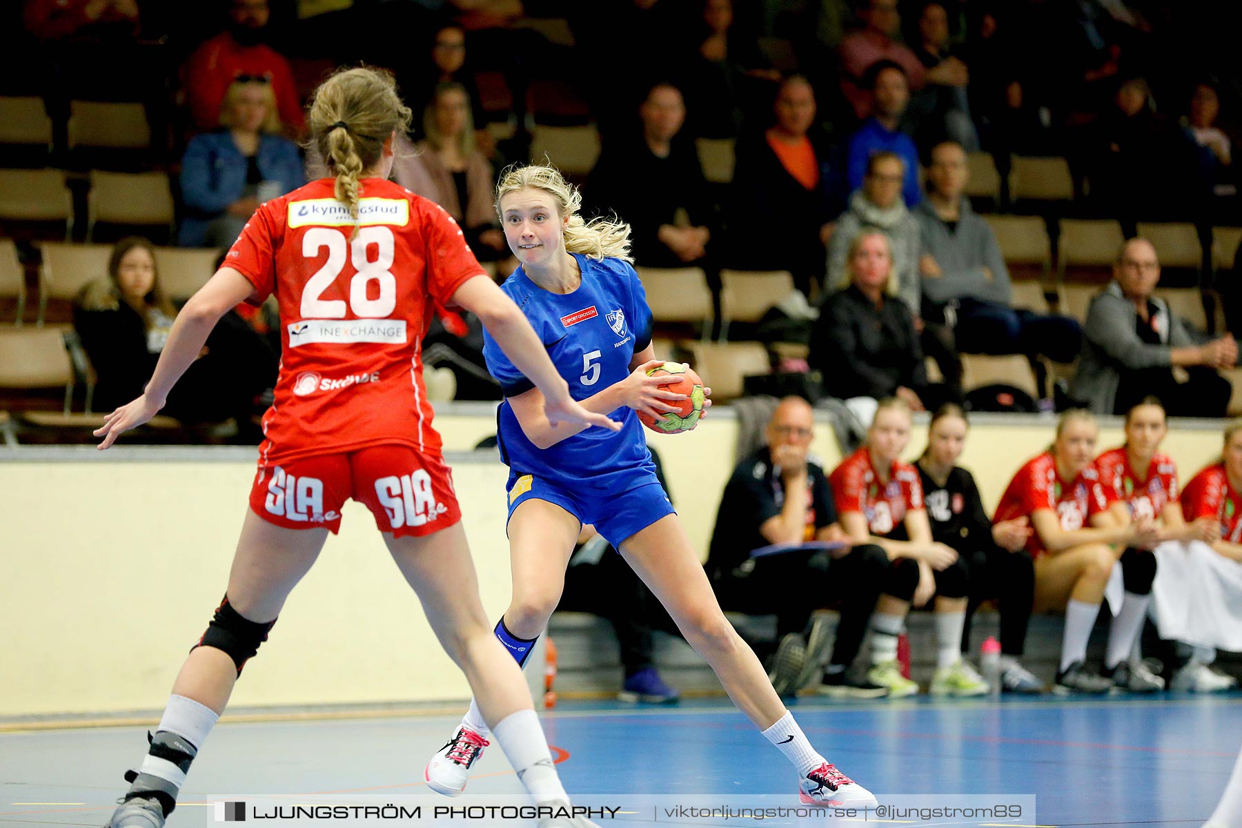 USM F18 Steg 4 Skövde HF-IFK Tumba HK 30-13,dam,Skövde Idrottshall,Skövde,Sverige,Ungdoms-SM,Handboll,2019,217157