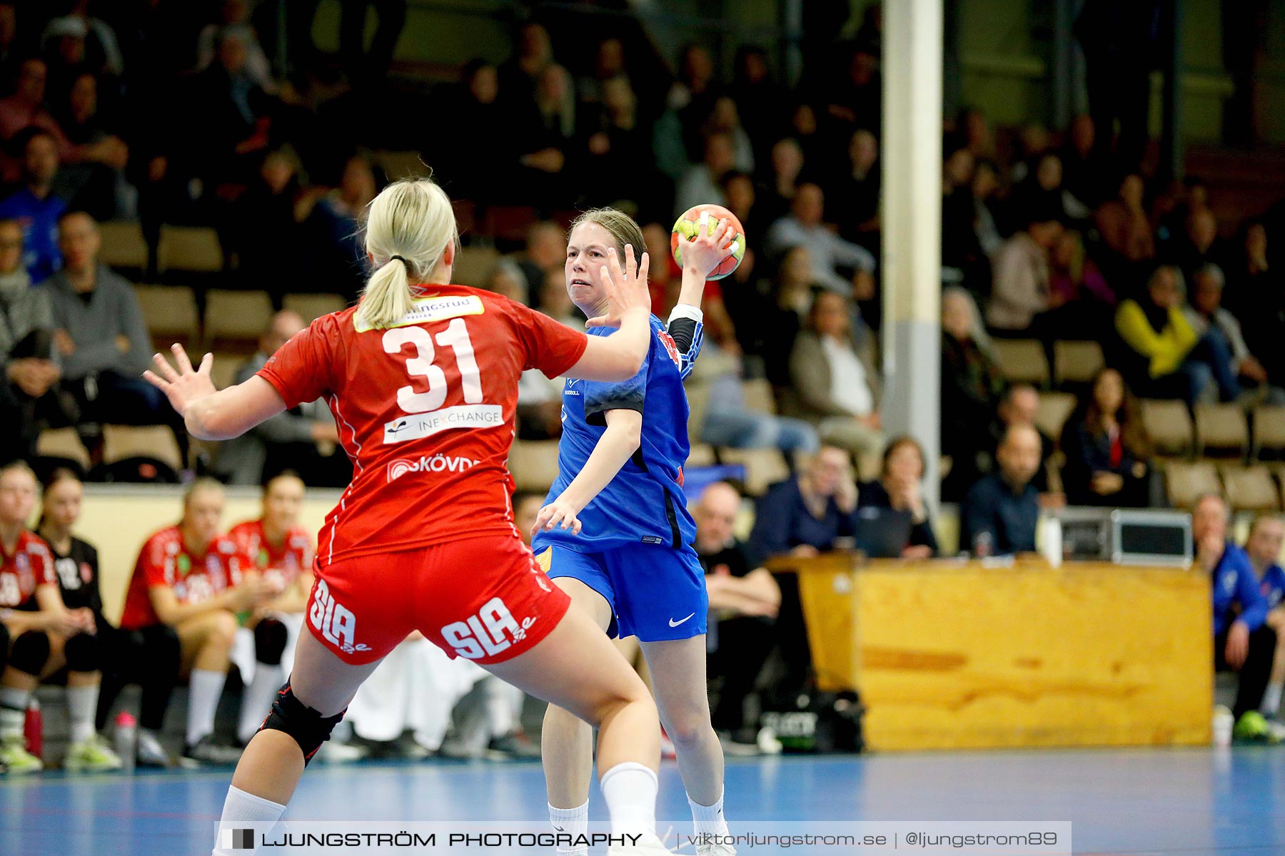 USM F18 Steg 4 Skövde HF-IFK Tumba HK 30-13,dam,Skövde Idrottshall,Skövde,Sverige,Ungdoms-SM,Handboll,2019,217168