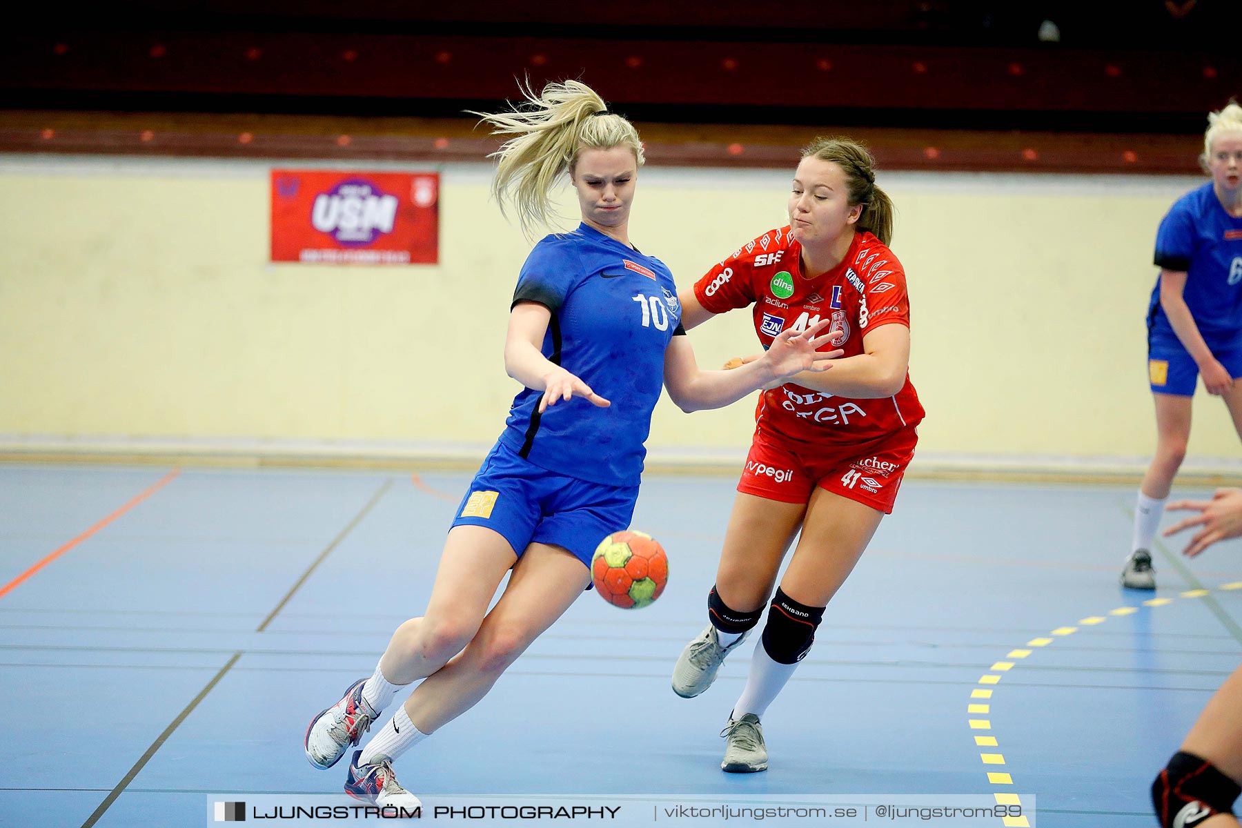 USM F18 Steg 4 Skövde HF-IFK Tumba HK 30-13,dam,Skövde Idrottshall,Skövde,Sverige,Ungdoms-SM,Handboll,2019,217180