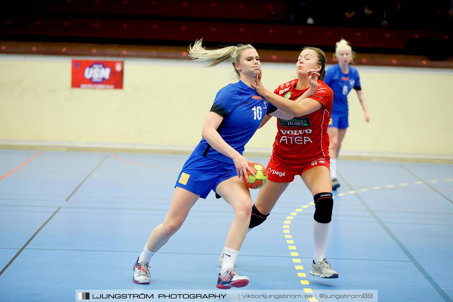 USM F18 Steg 4 Skövde HF-IFK Tumba HK 30-13,dam,Skövde Idrottshall,Skövde,Sverige,Ungdoms-SM,Handboll,2019,217181