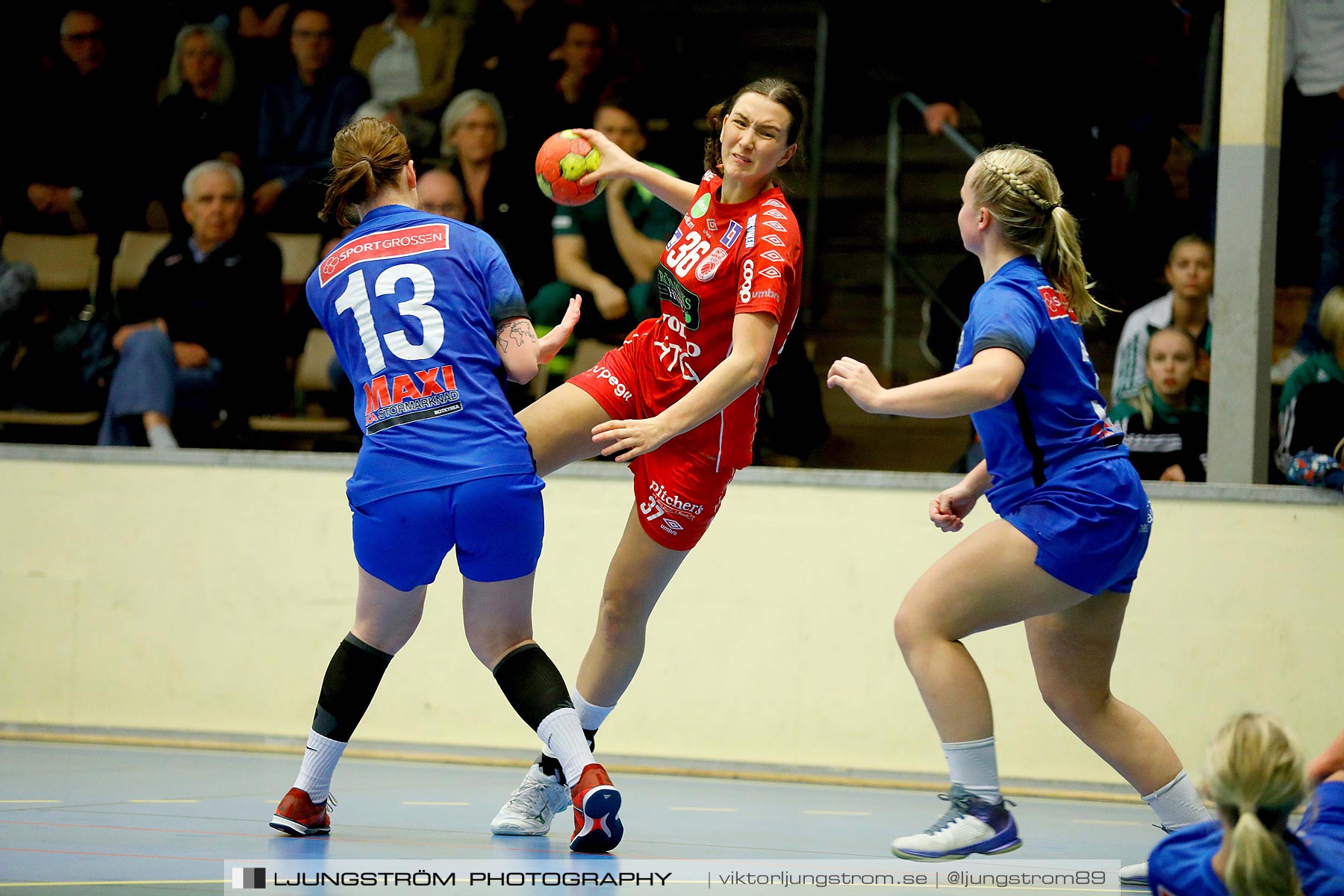 USM F18 Steg 4 Skövde HF-IFK Tumba HK 30-13,dam,Skövde Idrottshall,Skövde,Sverige,Ungdoms-SM,Handboll,2019,217194