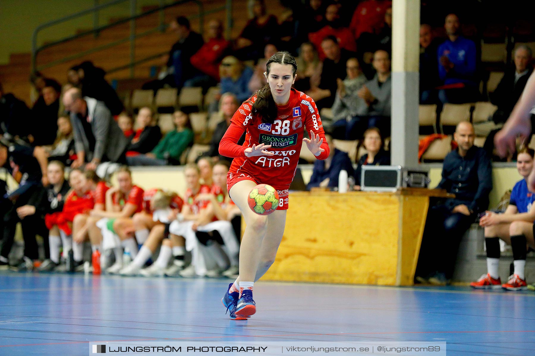 USM F18 Steg 4 Skövde HF-IFK Tumba HK 30-13,dam,Skövde Idrottshall,Skövde,Sverige,Ungdoms-SM,Handboll,2019,217203