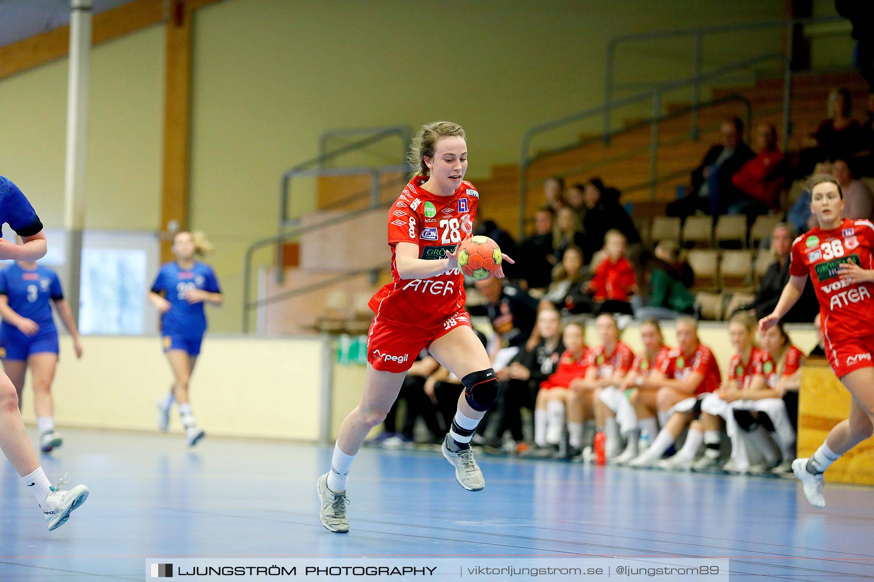 USM F18 Steg 4 Skövde HF-IFK Tumba HK 30-13,dam,Skövde Idrottshall,Skövde,Sverige,Ungdoms-SM,Handboll,2019,217206