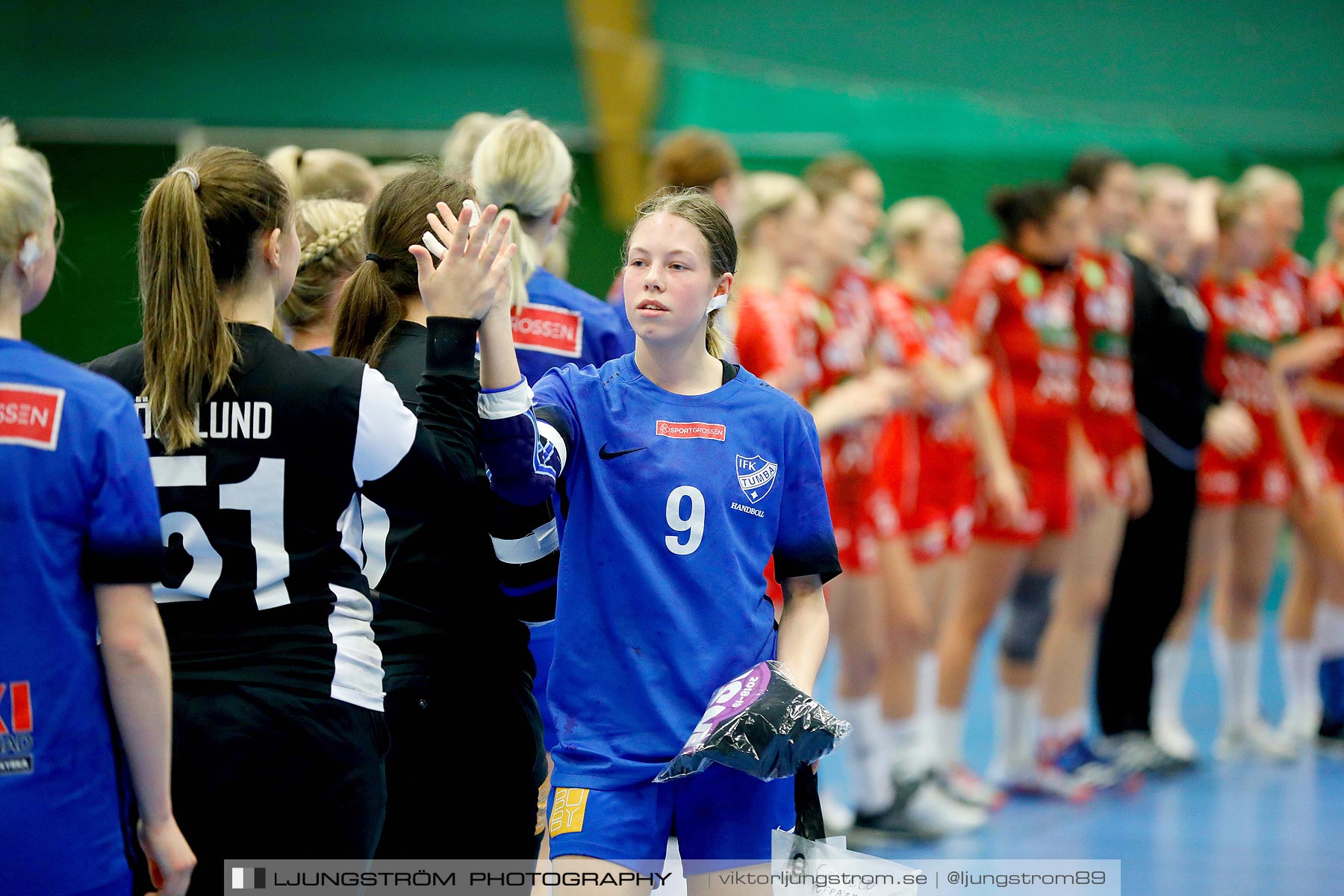 USM F18 Steg 4 Skövde HF-IFK Tumba HK 30-13,dam,Skövde Idrottshall,Skövde,Sverige,Ungdoms-SM,Handboll,2019,217213