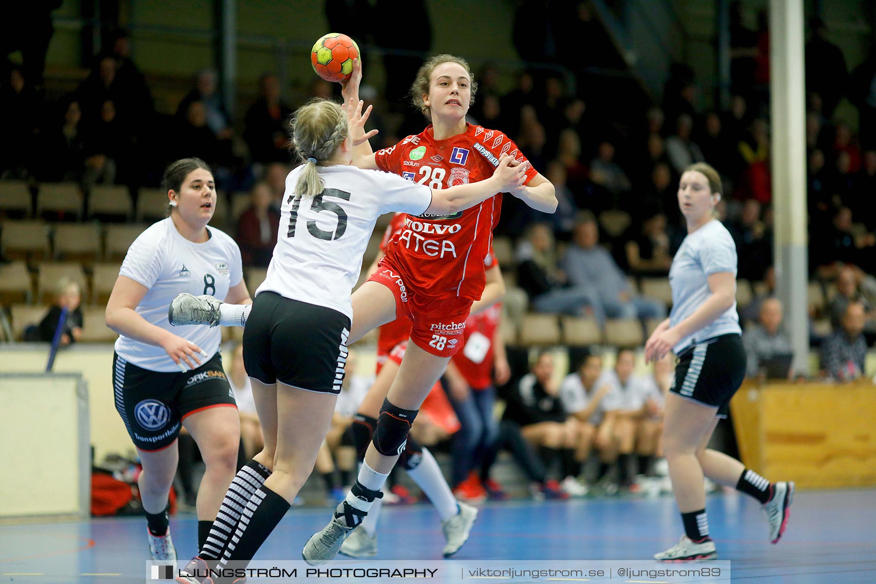 USM F18 Steg 4 Skövde HF-HK Malmö 29-14,dam,Skövde Idrottshall,Skövde,Sverige,Ungdoms-SM,Handboll,2019,217225