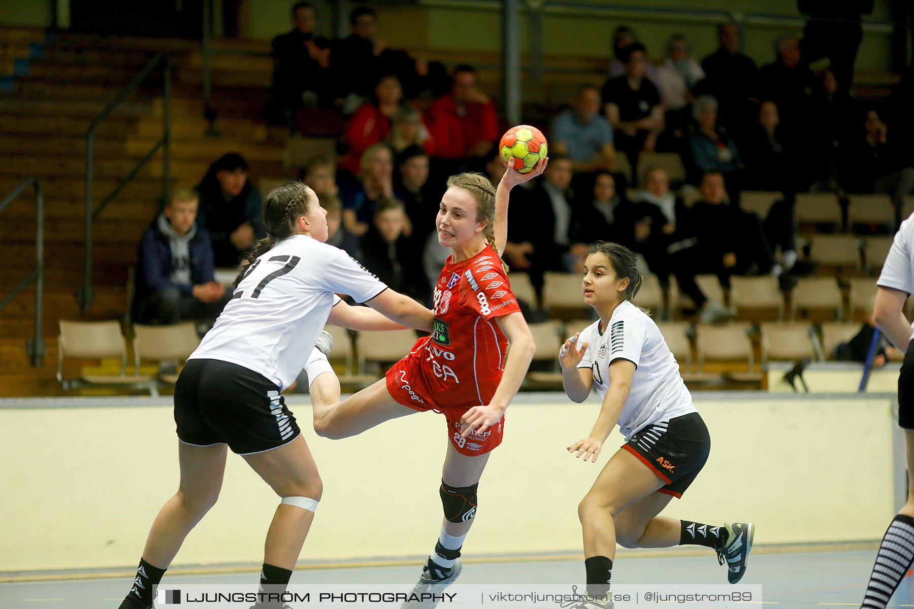 USM F18 Steg 4 Skövde HF-HK Malmö 29-14,dam,Skövde Idrottshall,Skövde,Sverige,Ungdoms-SM,Handboll,2019,217232