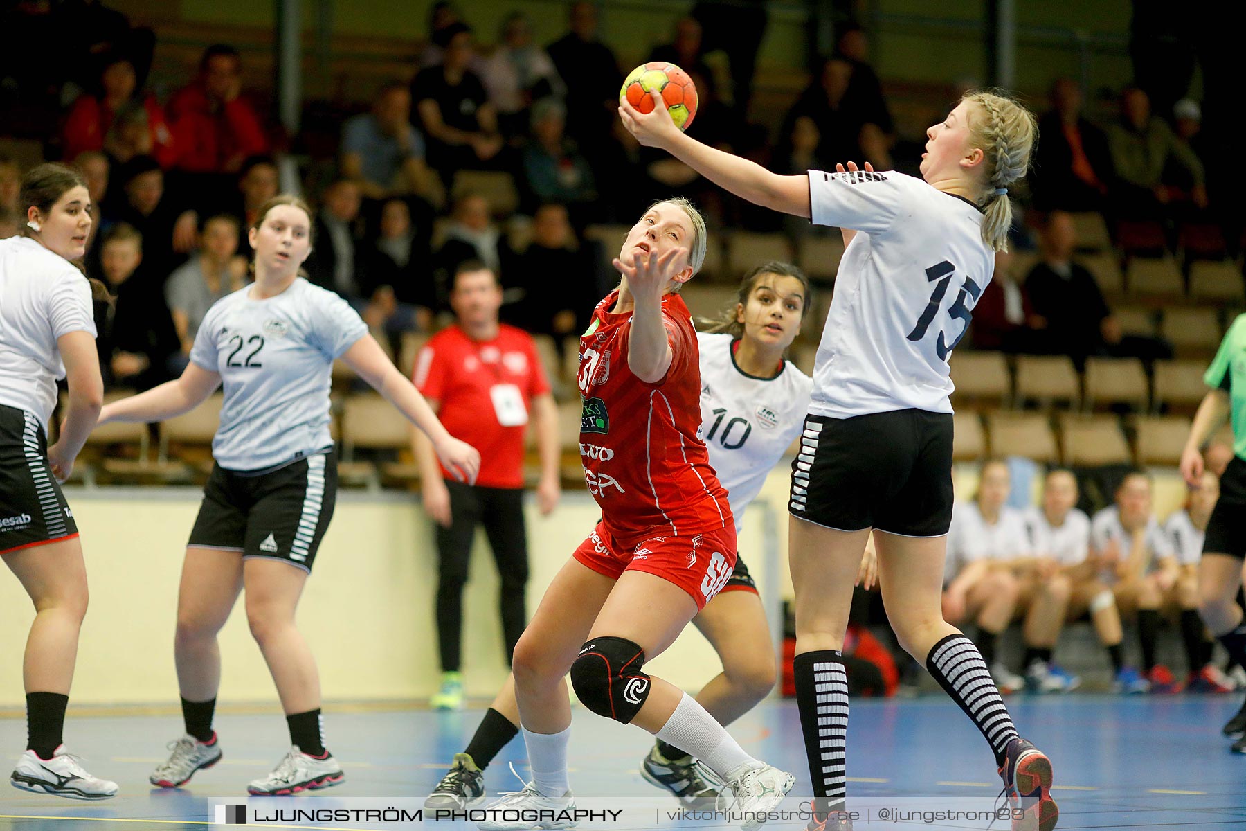 USM F18 Steg 4 Skövde HF-HK Malmö 29-14,dam,Skövde Idrottshall,Skövde,Sverige,Ungdoms-SM,Handboll,2019,217235