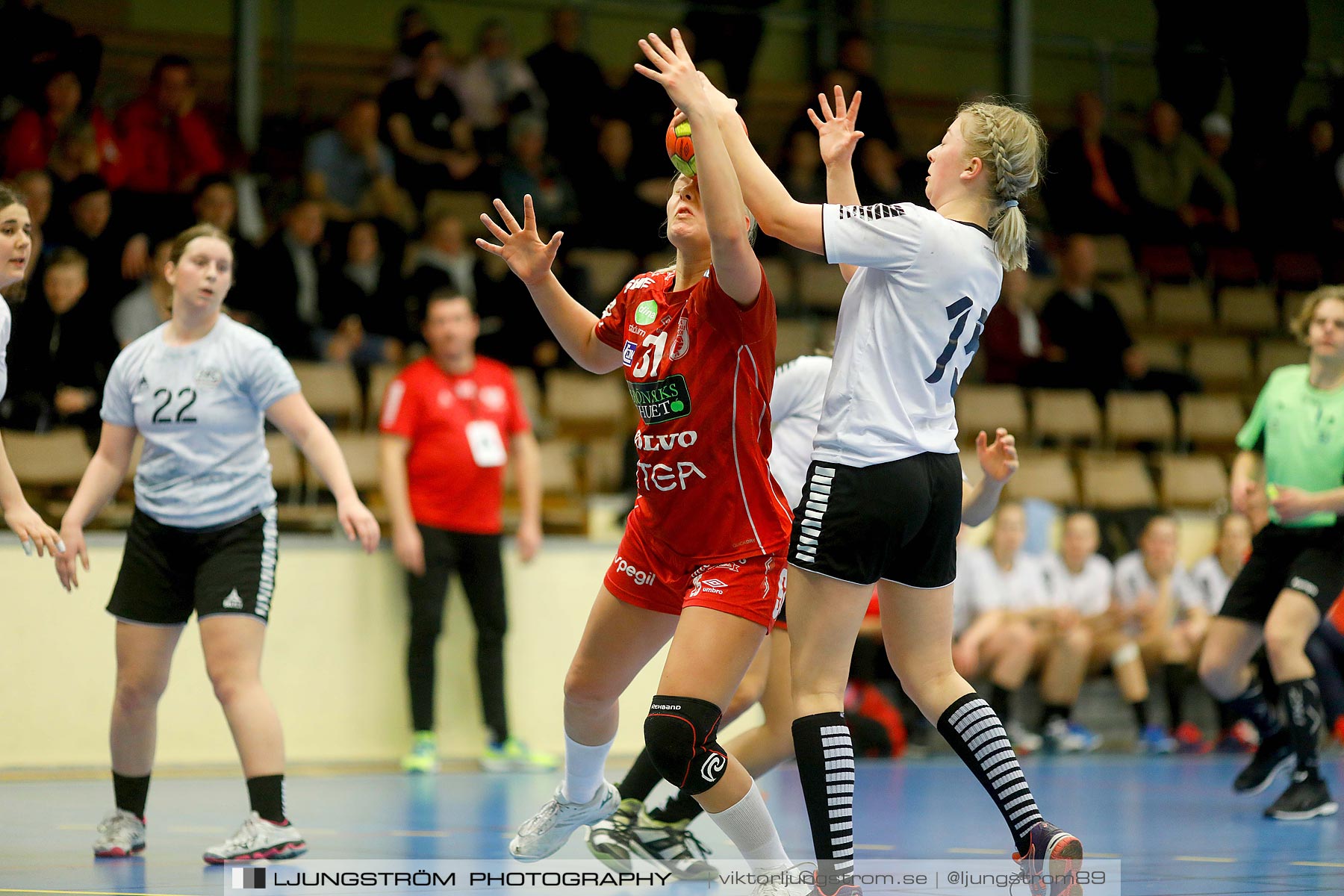 USM F18 Steg 4 Skövde HF-HK Malmö 29-14,dam,Skövde Idrottshall,Skövde,Sverige,Ungdoms-SM,Handboll,2019,217236