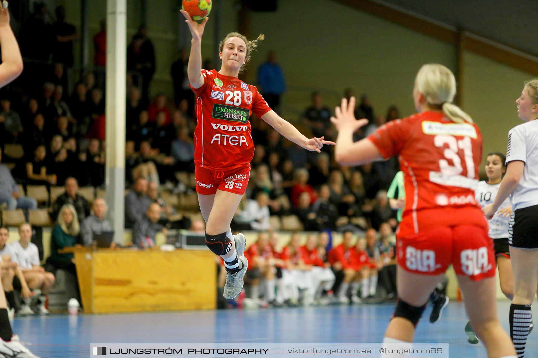 USM F18 Steg 4 Skövde HF-HK Malmö 29-14,dam,Skövde Idrottshall,Skövde,Sverige,Ungdoms-SM,Handboll,2019,217246