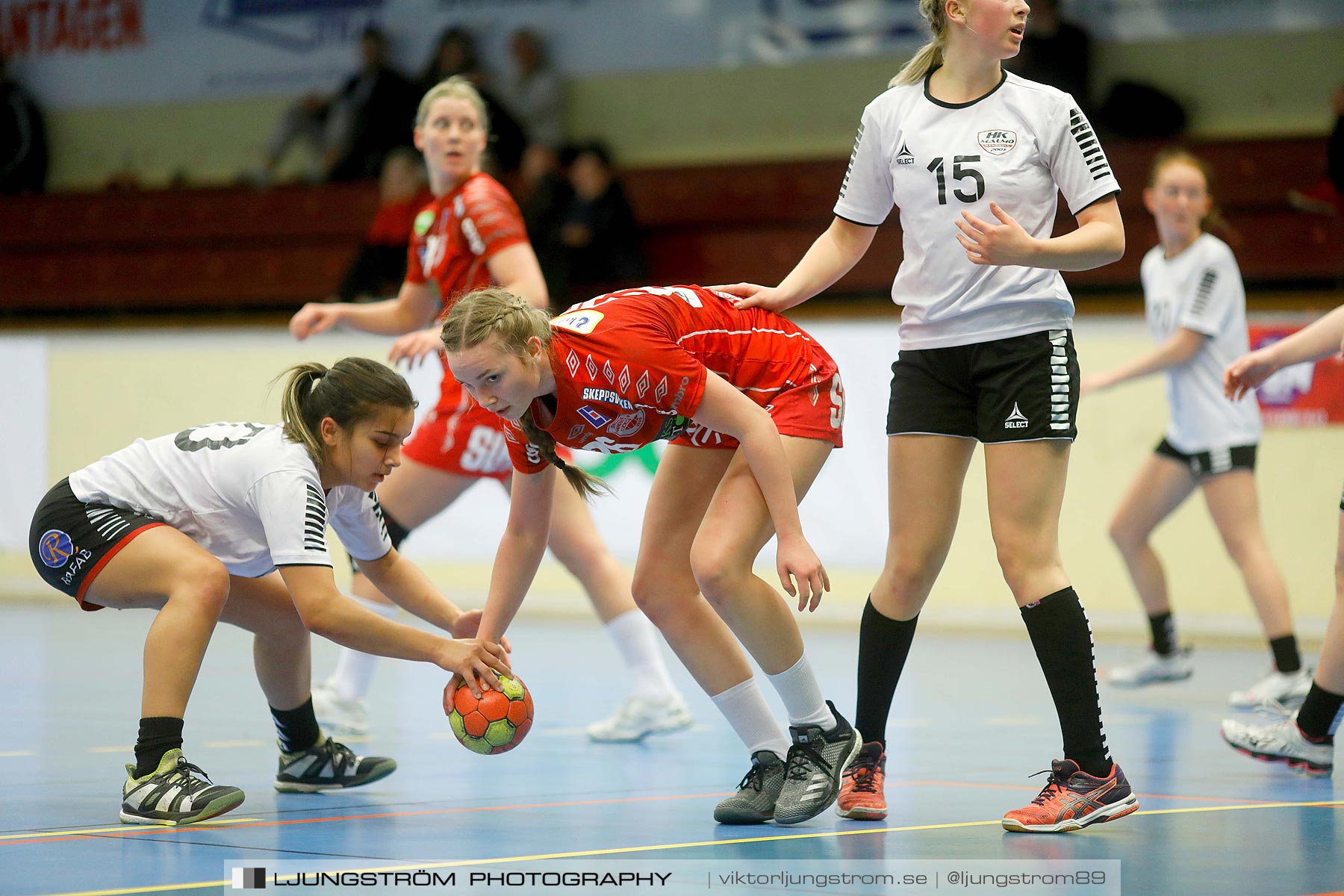 USM F18 Steg 4 Skövde HF-HK Malmö 29-14,dam,Skövde Idrottshall,Skövde,Sverige,Ungdoms-SM,Handboll,2019,217248