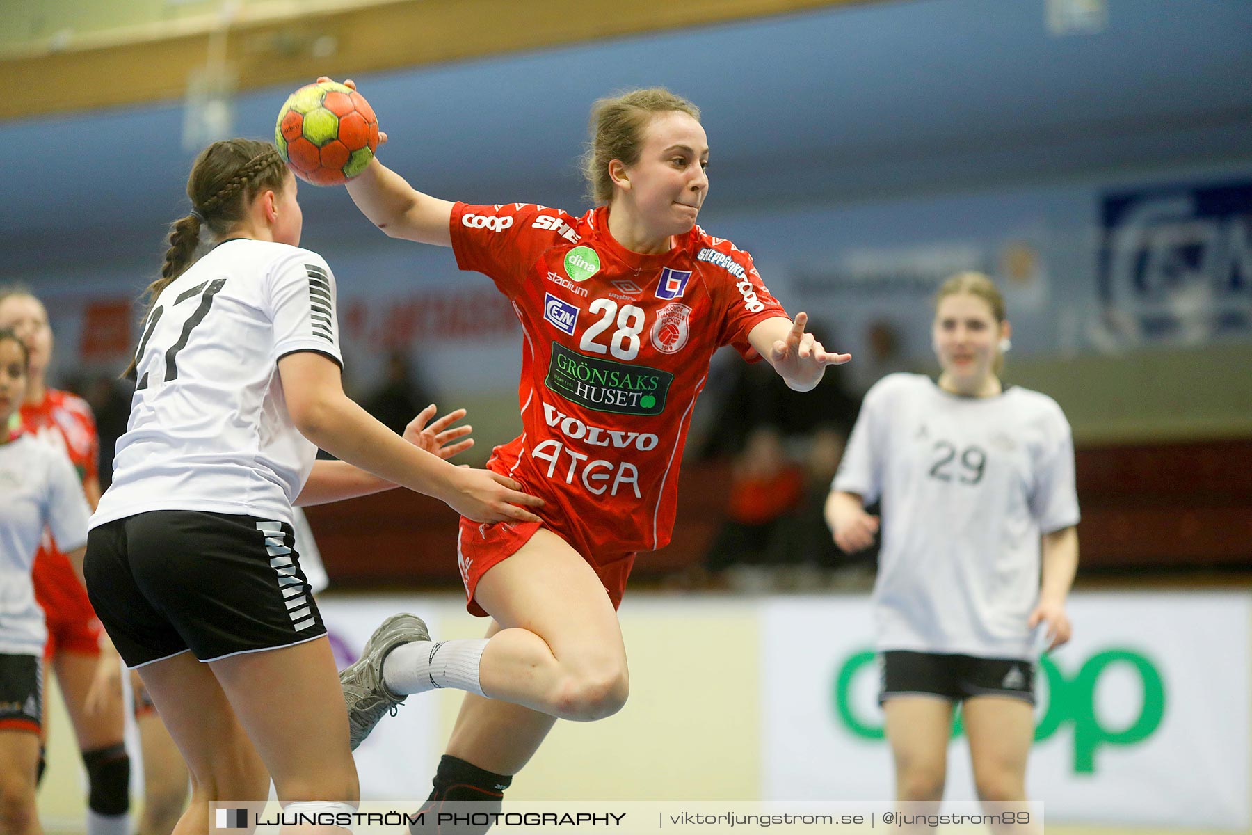 USM F18 Steg 4 Skövde HF-HK Malmö 29-14,dam,Skövde Idrottshall,Skövde,Sverige,Ungdoms-SM,Handboll,2019,217253