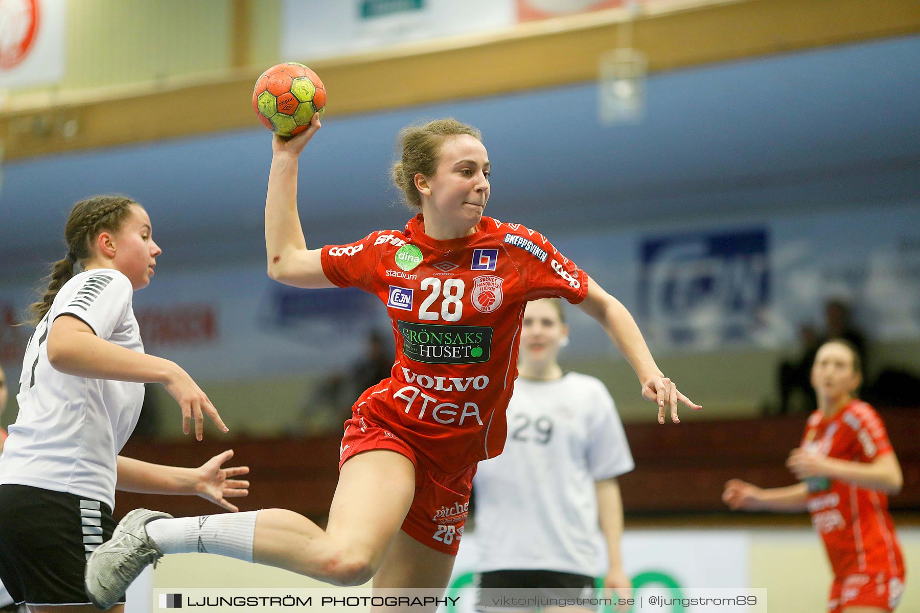 USM F18 Steg 4 Skövde HF-HK Malmö 29-14,dam,Skövde Idrottshall,Skövde,Sverige,Ungdoms-SM,Handboll,2019,217254