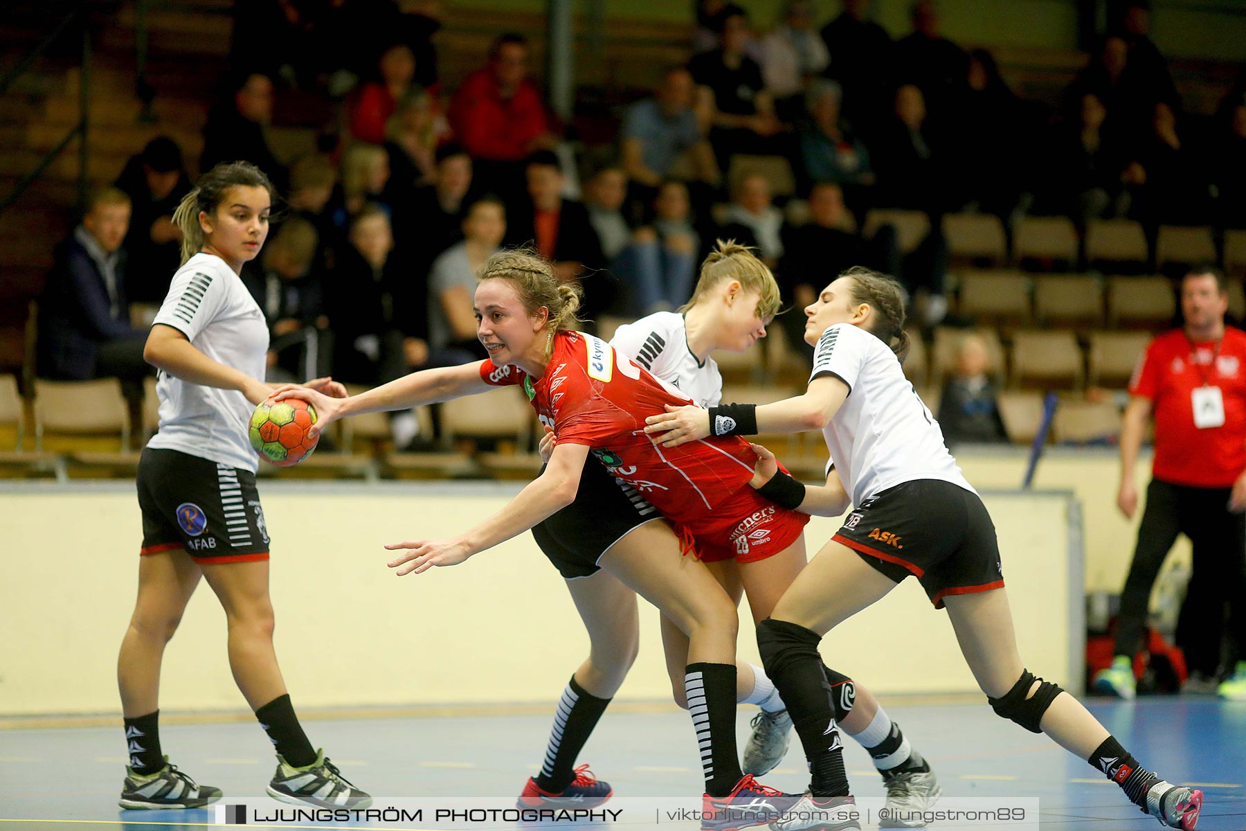 USM F18 Steg 4 Skövde HF-HK Malmö 29-14,dam,Skövde Idrottshall,Skövde,Sverige,Ungdoms-SM,Handboll,2019,217268