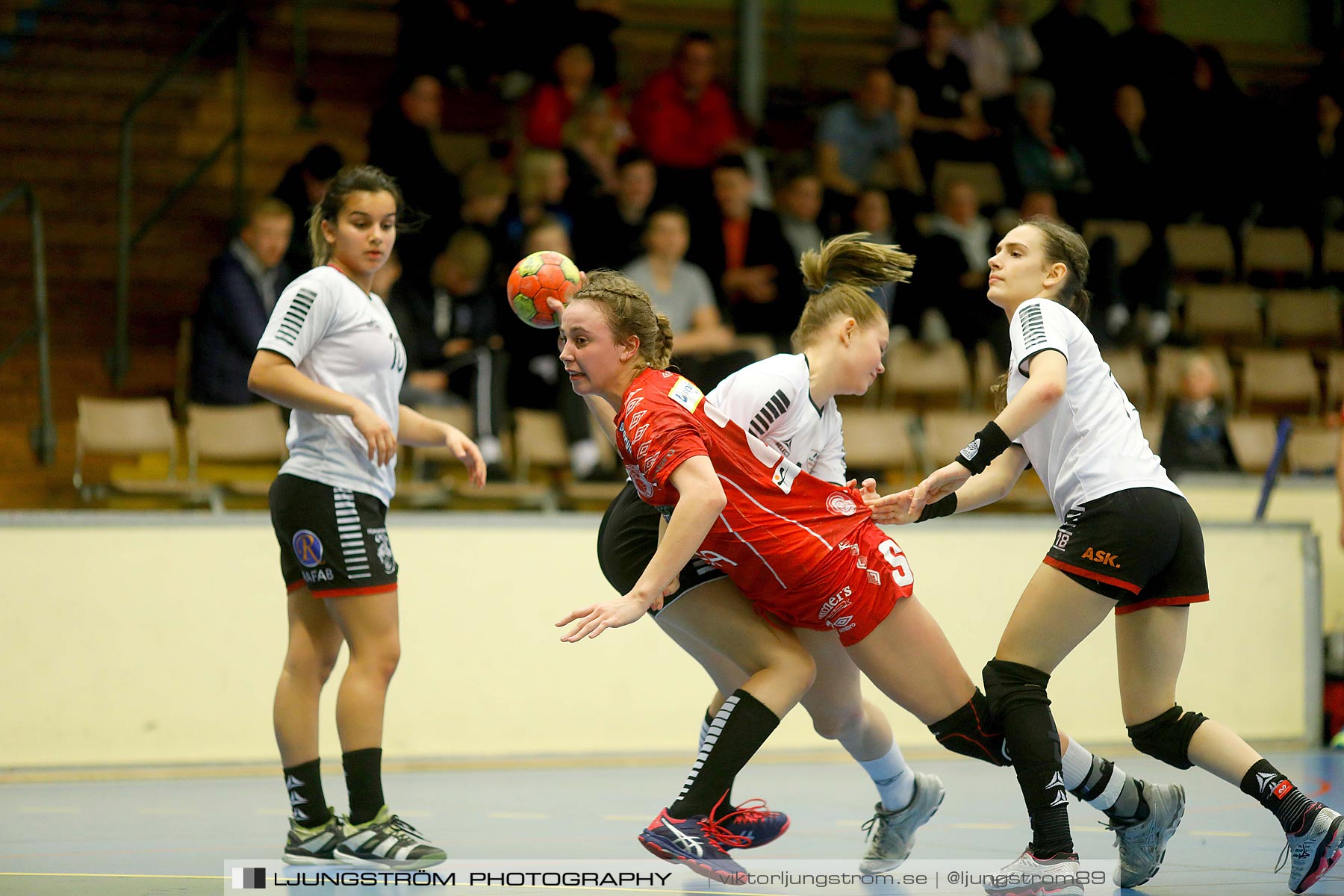 USM F18 Steg 4 Skövde HF-HK Malmö 29-14,dam,Skövde Idrottshall,Skövde,Sverige,Ungdoms-SM,Handboll,2019,217269