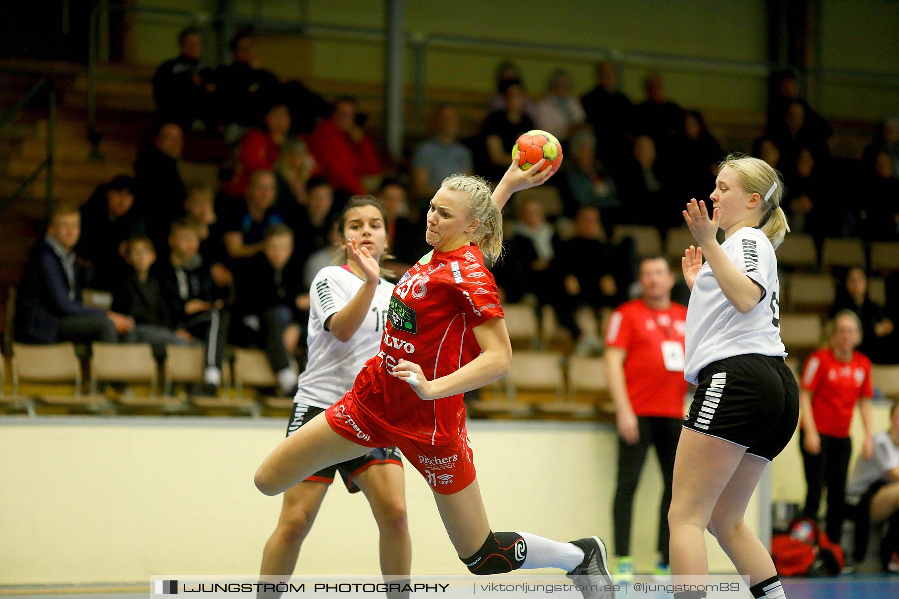 USM F18 Steg 4 Skövde HF-HK Malmö 29-14,dam,Skövde Idrottshall,Skövde,Sverige,Ungdoms-SM,Handboll,2019,217274