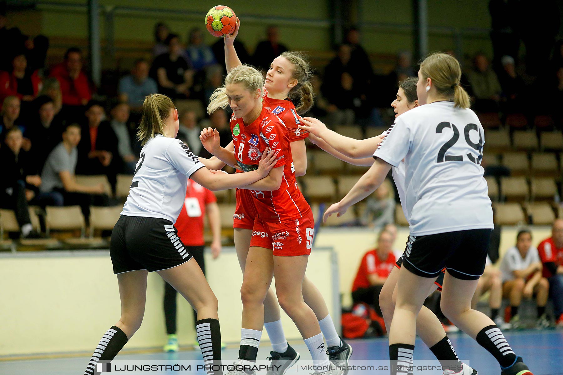 USM F18 Steg 4 Skövde HF-HK Malmö 29-14,dam,Skövde Idrottshall,Skövde,Sverige,Ungdoms-SM,Handboll,2019,217287