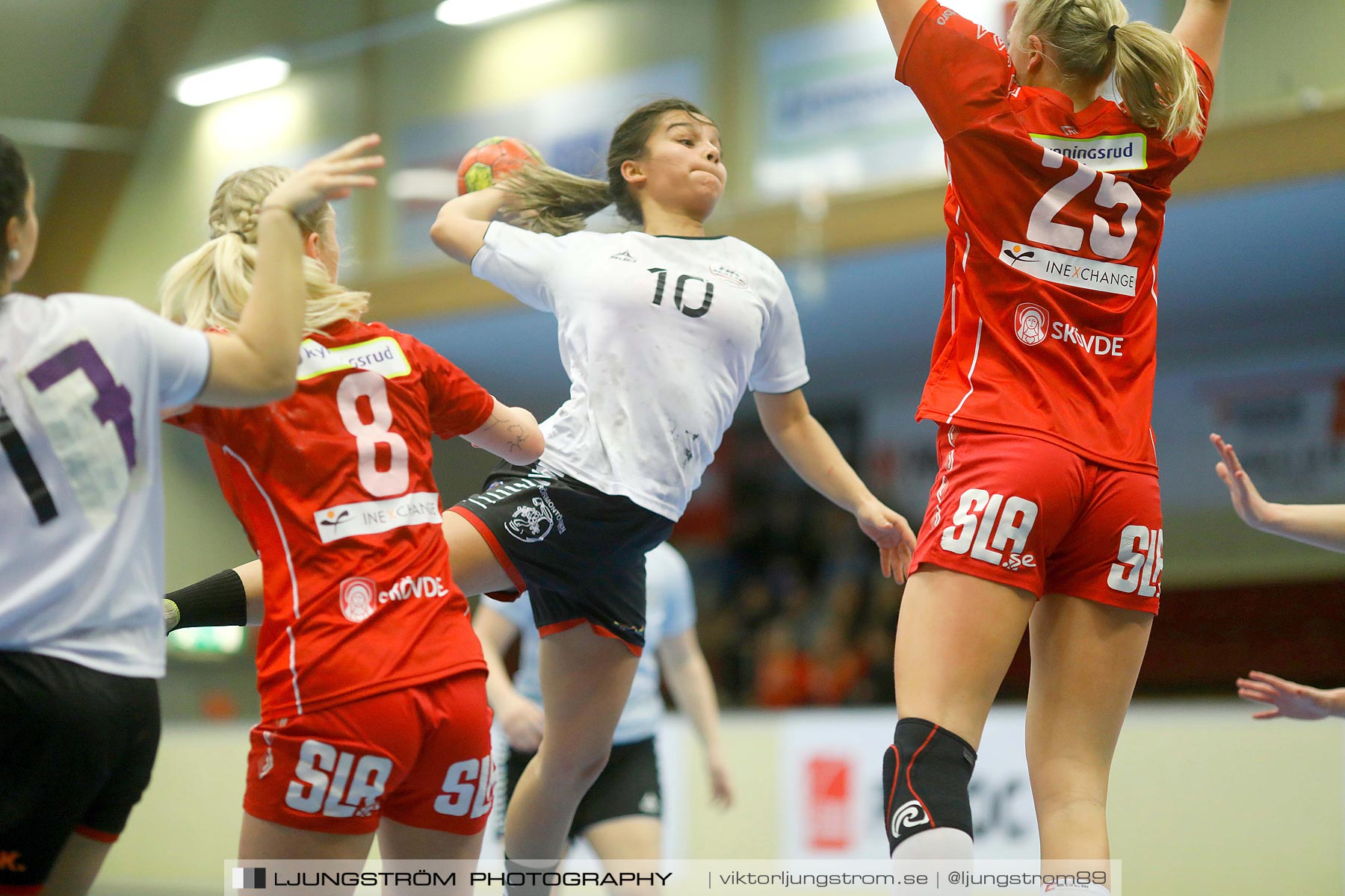 USM F18 Steg 4 Skövde HF-HK Malmö 29-14,dam,Skövde Idrottshall,Skövde,Sverige,Ungdoms-SM,Handboll,2019,217313