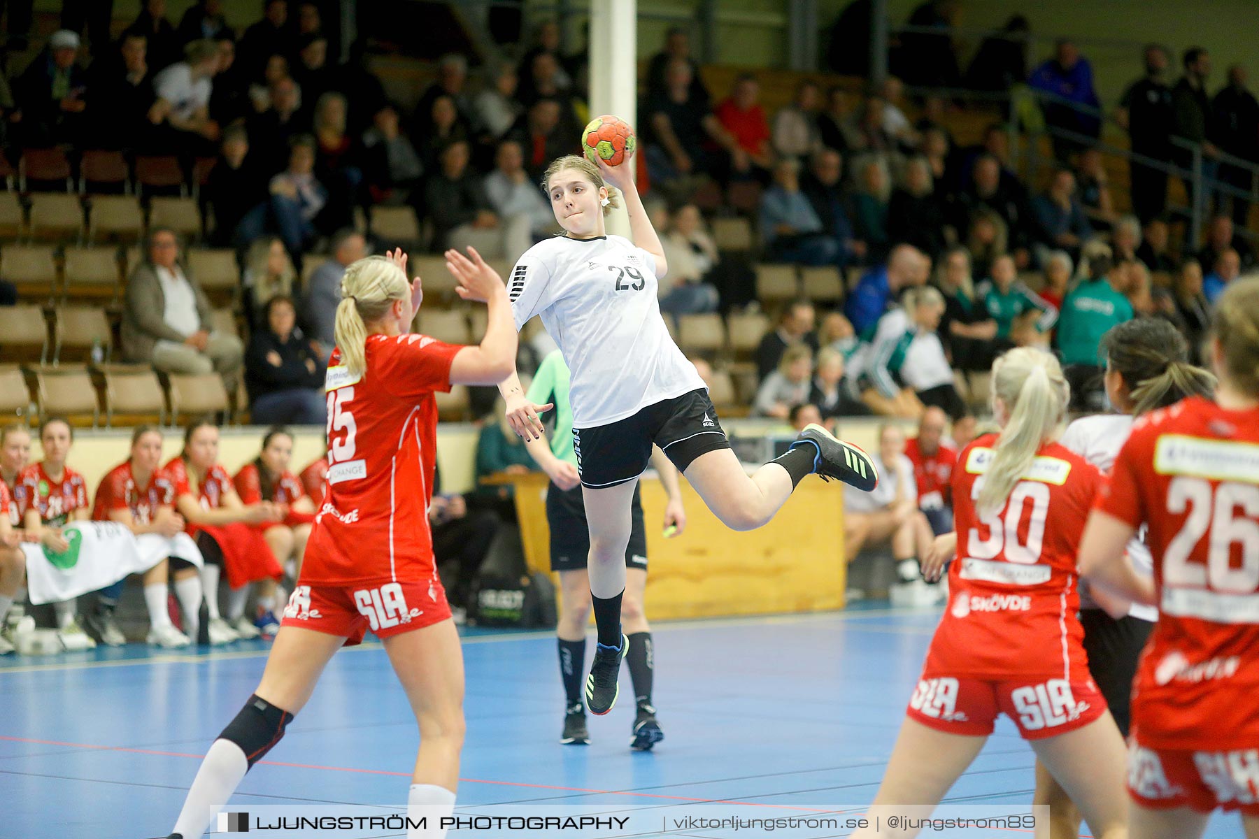 USM F18 Steg 4 Skövde HF-HK Malmö 29-14,dam,Skövde Idrottshall,Skövde,Sverige,Ungdoms-SM,Handboll,2019,217315