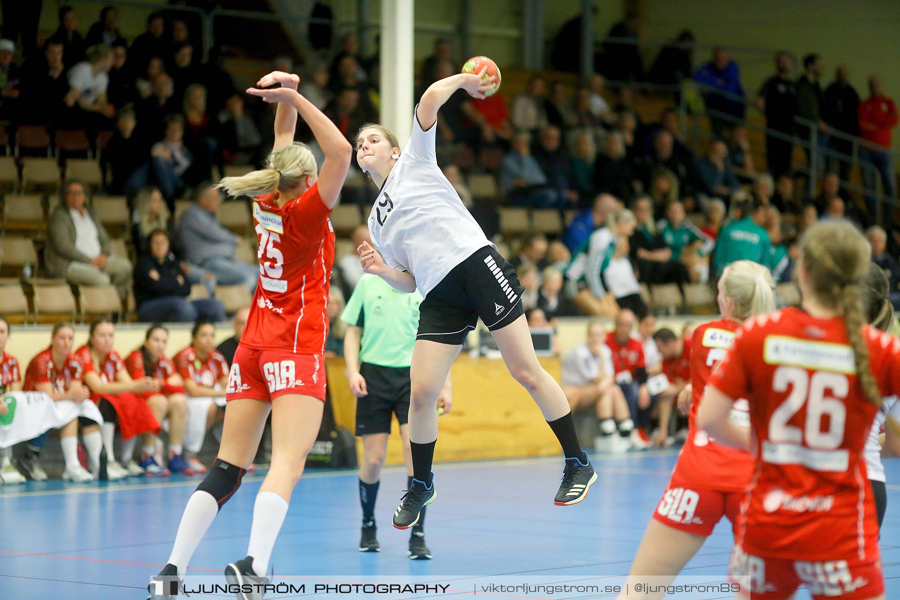 USM F18 Steg 4 Skövde HF-HK Malmö 29-14,dam,Skövde Idrottshall,Skövde,Sverige,Ungdoms-SM,Handboll,2019,217316