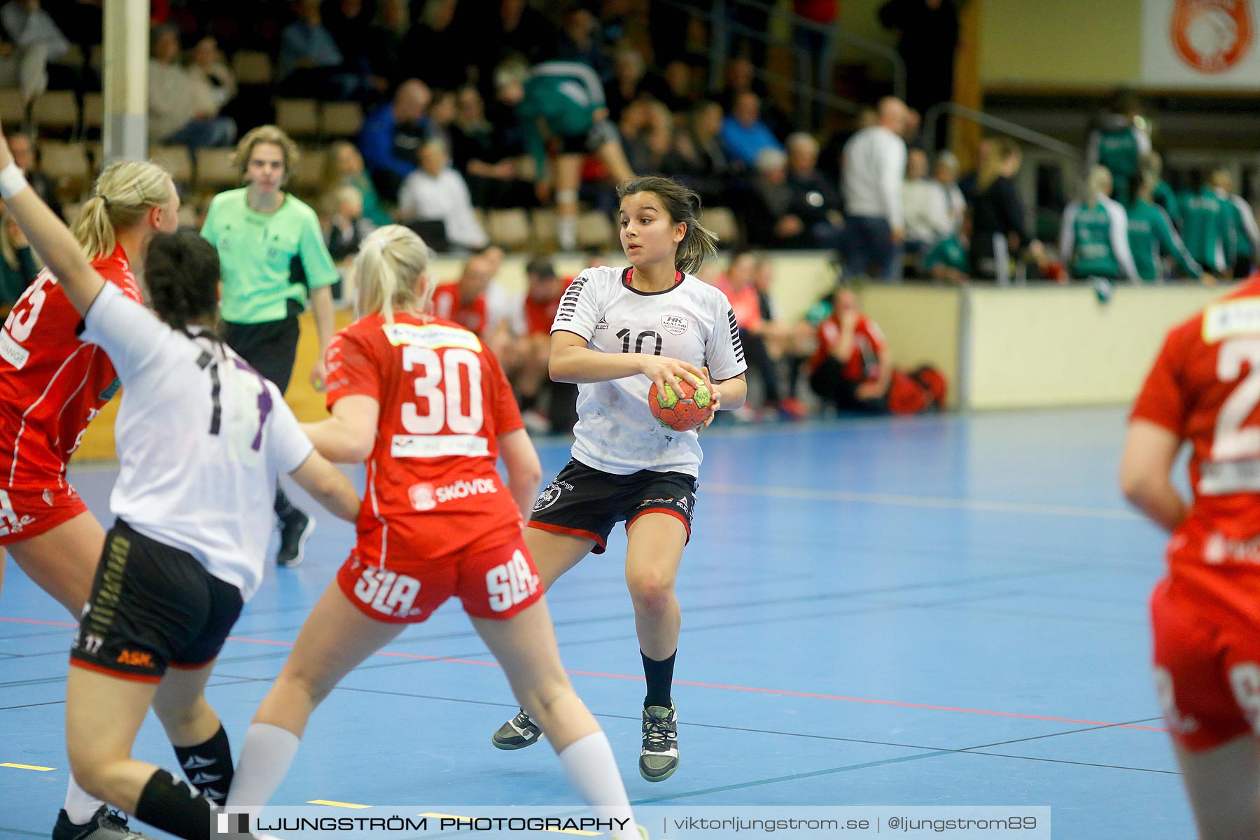 USM F18 Steg 4 Skövde HF-HK Malmö 29-14,dam,Skövde Idrottshall,Skövde,Sverige,Ungdoms-SM,Handboll,2019,217319