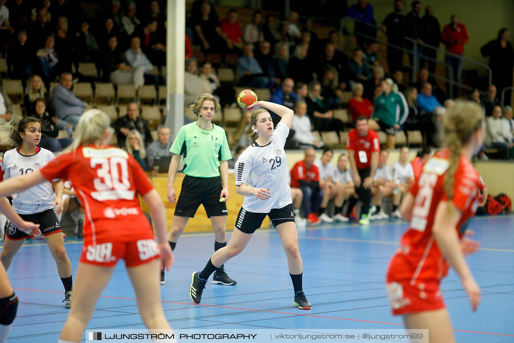 USM F18 Steg 4 Skövde HF-HK Malmö 29-14,dam,Skövde Idrottshall,Skövde,Sverige,Ungdoms-SM,Handboll,2019,217321