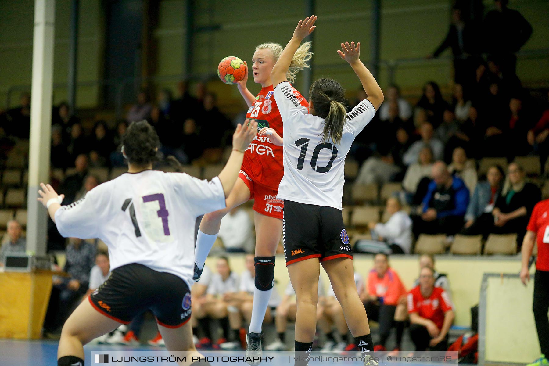 USM F18 Steg 4 Skövde HF-HK Malmö 29-14,dam,Skövde Idrottshall,Skövde,Sverige,Ungdoms-SM,Handboll,2019,217325