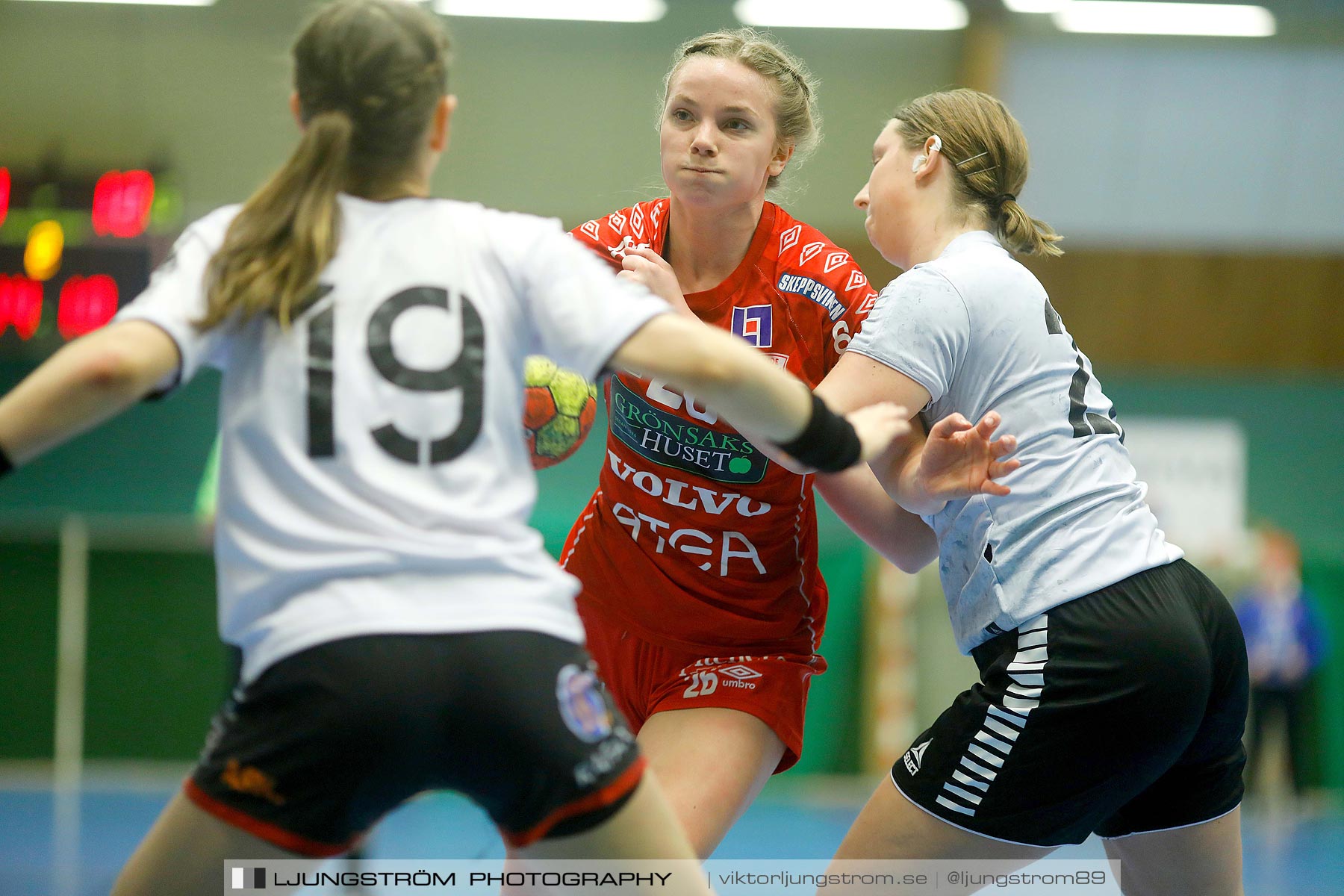 USM F18 Steg 4 Skövde HF-HK Malmö 29-14,dam,Skövde Idrottshall,Skövde,Sverige,Ungdoms-SM,Handboll,2019,217327