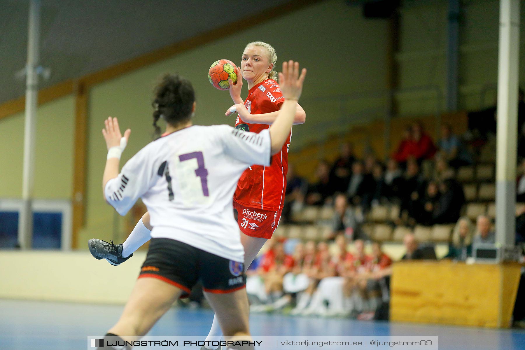 USM F18 Steg 4 Skövde HF-HK Malmö 29-14,dam,Skövde Idrottshall,Skövde,Sverige,Ungdoms-SM,Handboll,2019,217338