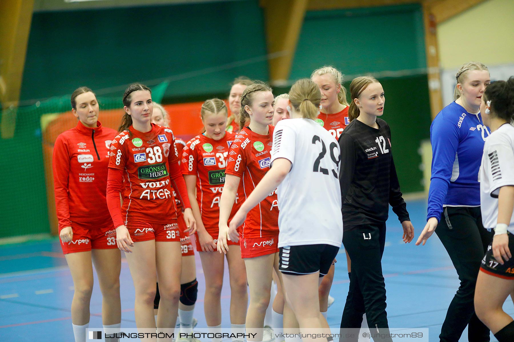 USM F18 Steg 4 Skövde HF-HK Malmö 29-14,dam,Skövde Idrottshall,Skövde,Sverige,Ungdoms-SM,Handboll,2019,217356