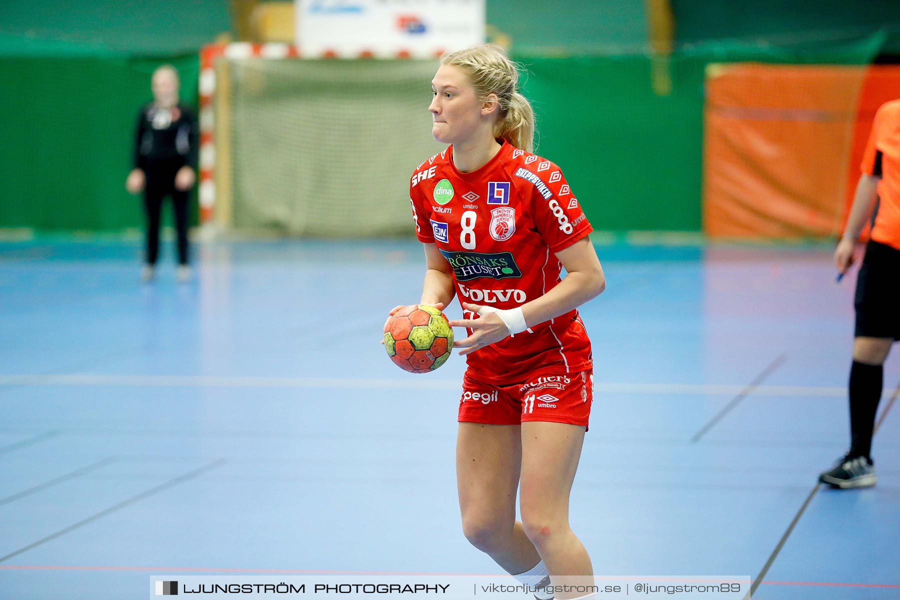 USM F18 Steg 4 Skövde HF-Kungälvs HK 23-19,dam,Skövde Idrottshall,Skövde,Sverige,Ungdoms-SM,Handboll,2019,217364