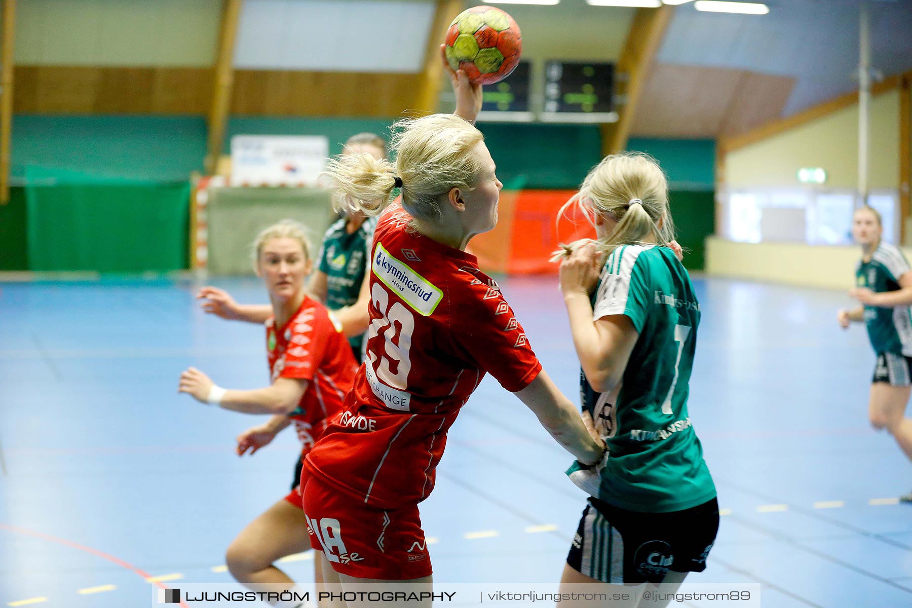 USM F18 Steg 4 Skövde HF-Kungälvs HK 23-19,dam,Skövde Idrottshall,Skövde,Sverige,Ungdoms-SM,Handboll,2019,217366