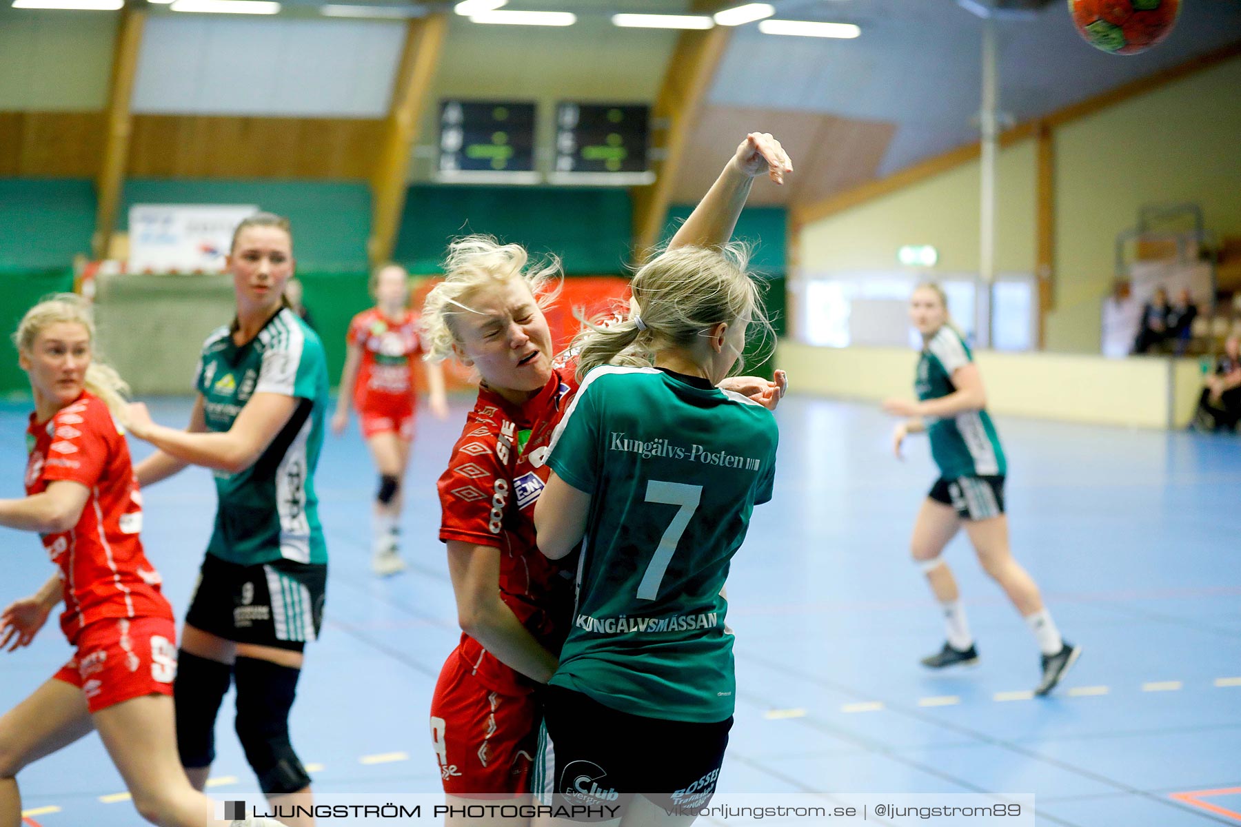 USM F18 Steg 4 Skövde HF-Kungälvs HK 23-19,dam,Skövde Idrottshall,Skövde,Sverige,Ungdoms-SM,Handboll,2019,217367