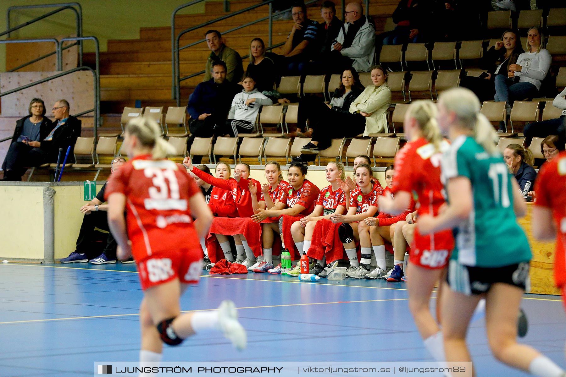 USM F18 Steg 4 Skövde HF-Kungälvs HK 23-19,dam,Skövde Idrottshall,Skövde,Sverige,Ungdoms-SM,Handboll,2019,217368