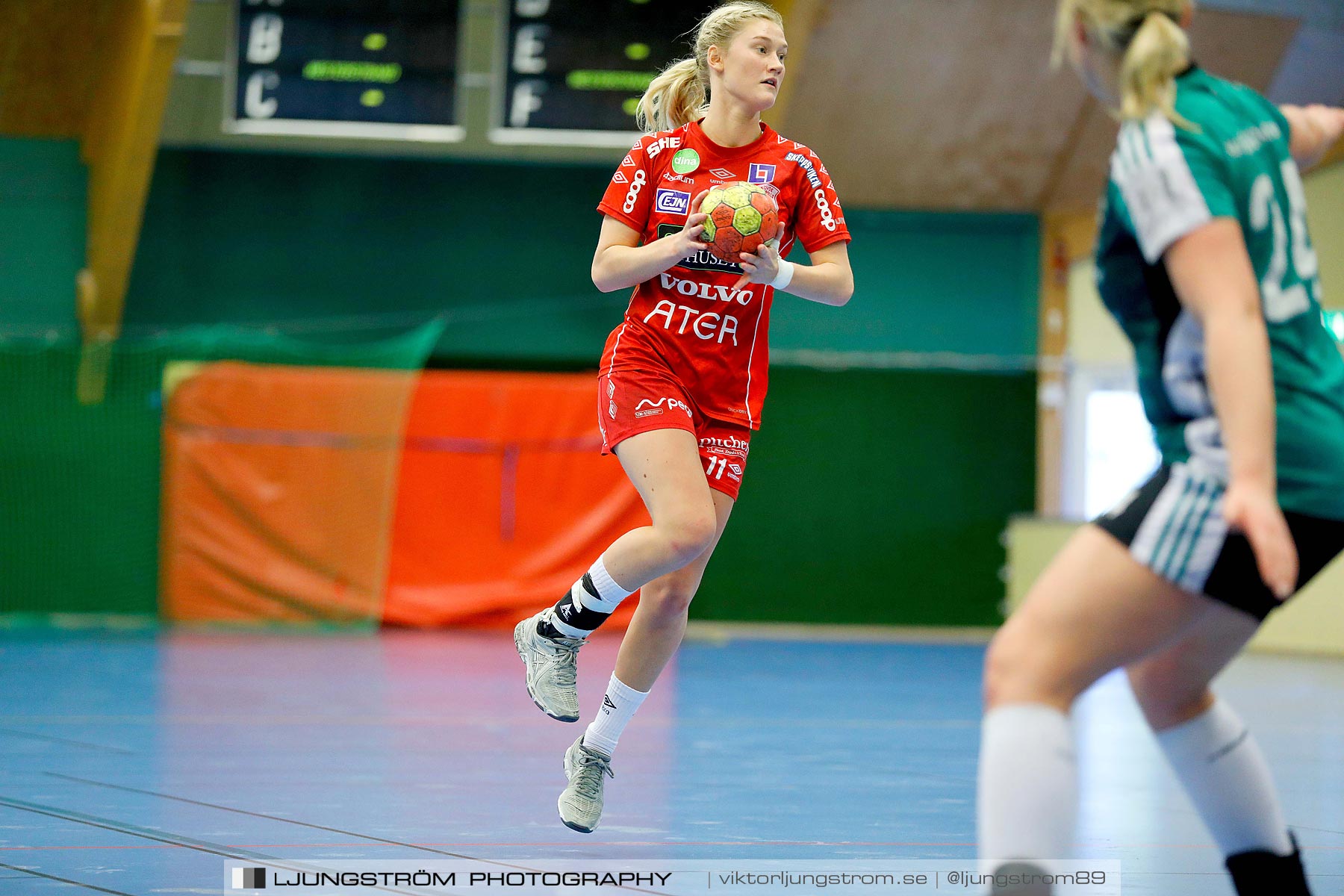 USM F18 Steg 4 Skövde HF-Kungälvs HK 23-19,dam,Skövde Idrottshall,Skövde,Sverige,Ungdoms-SM,Handboll,2019,217377