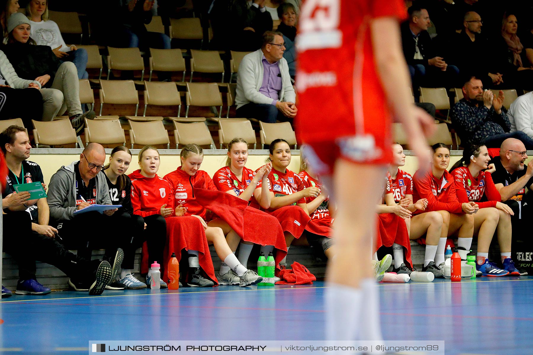 USM F18 Steg 4 Skövde HF-Kungälvs HK 23-19,dam,Skövde Idrottshall,Skövde,Sverige,Ungdoms-SM,Handboll,2019,217381