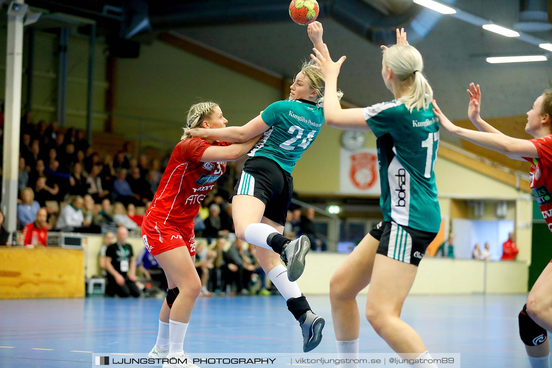 USM F18 Steg 4 Skövde HF-Kungälvs HK 23-19,dam,Skövde Idrottshall,Skövde,Sverige,Ungdoms-SM,Handboll,2019,217407