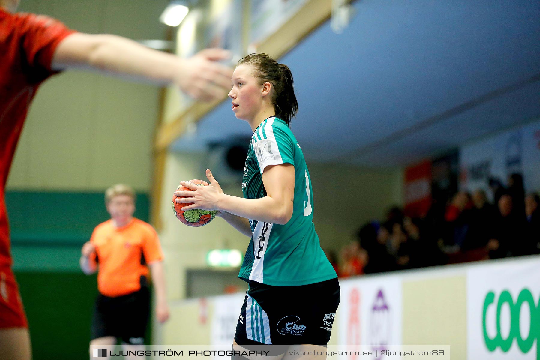 USM F18 Steg 4 Skövde HF-Kungälvs HK 23-19,dam,Skövde Idrottshall,Skövde,Sverige,Ungdoms-SM,Handboll,2019,217408