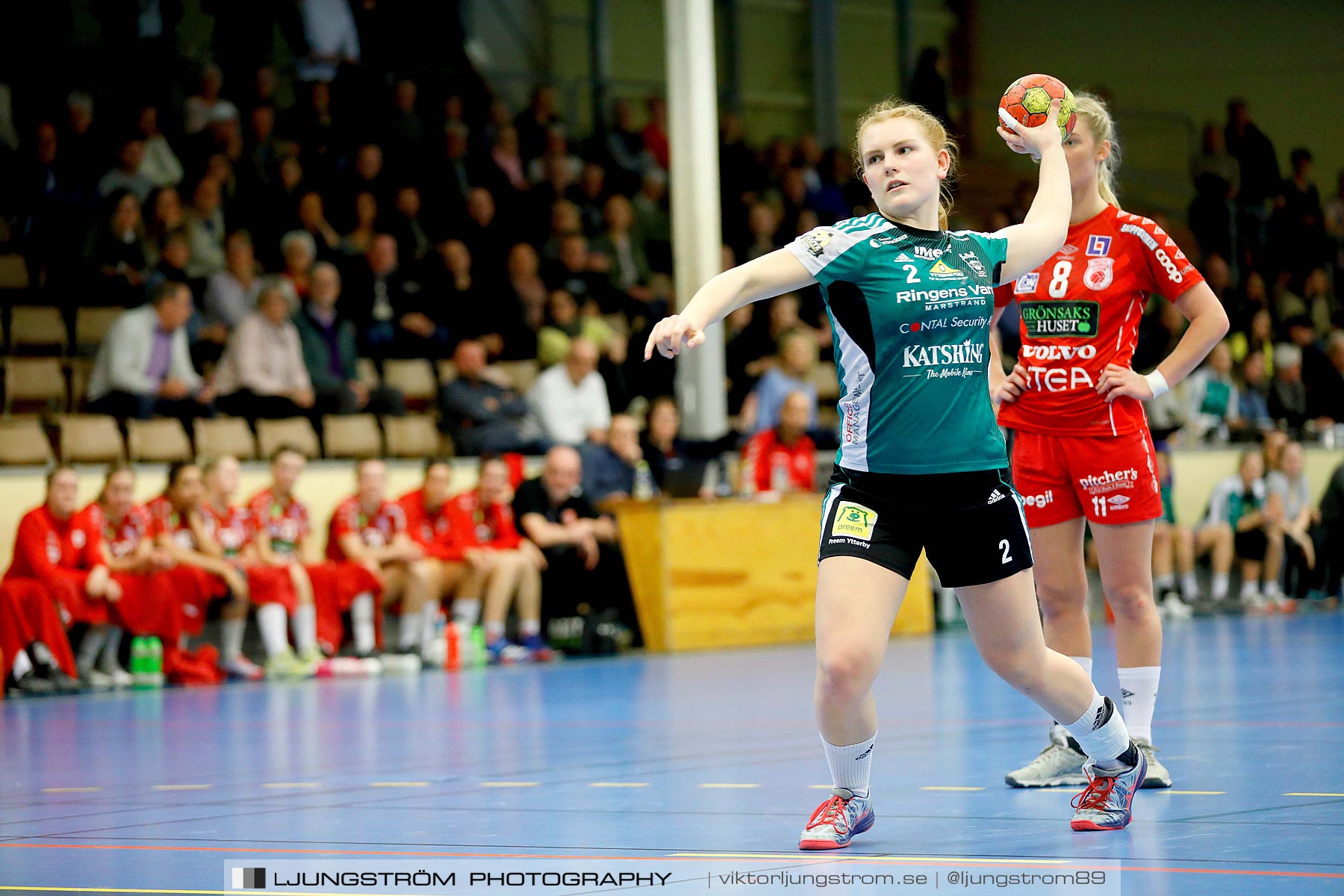 USM F18 Steg 4 Skövde HF-Kungälvs HK 23-19,dam,Skövde Idrottshall,Skövde,Sverige,Ungdoms-SM,Handboll,2019,217412