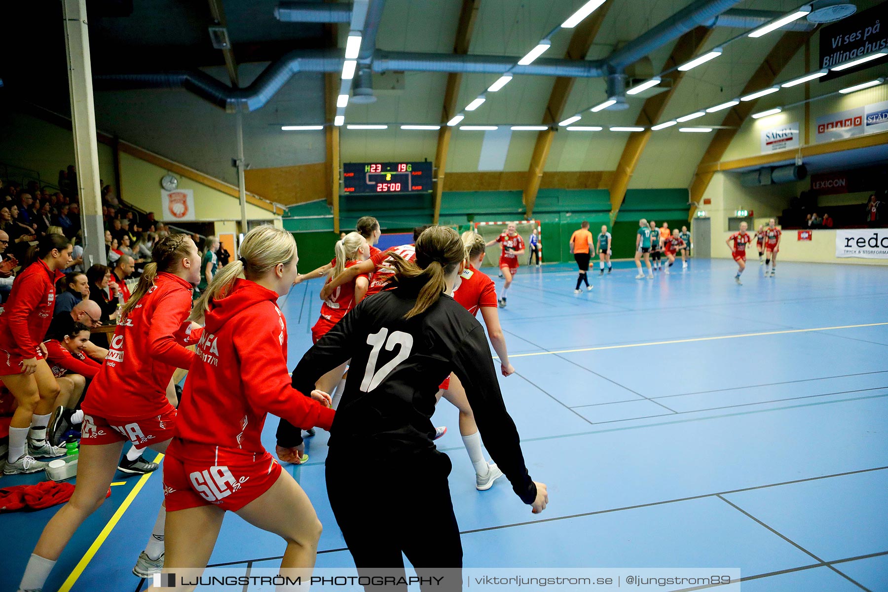 USM F18 Steg 4 Skövde HF-Kungälvs HK 23-19,dam,Skövde Idrottshall,Skövde,Sverige,Ungdoms-SM,Handboll,2019,217415